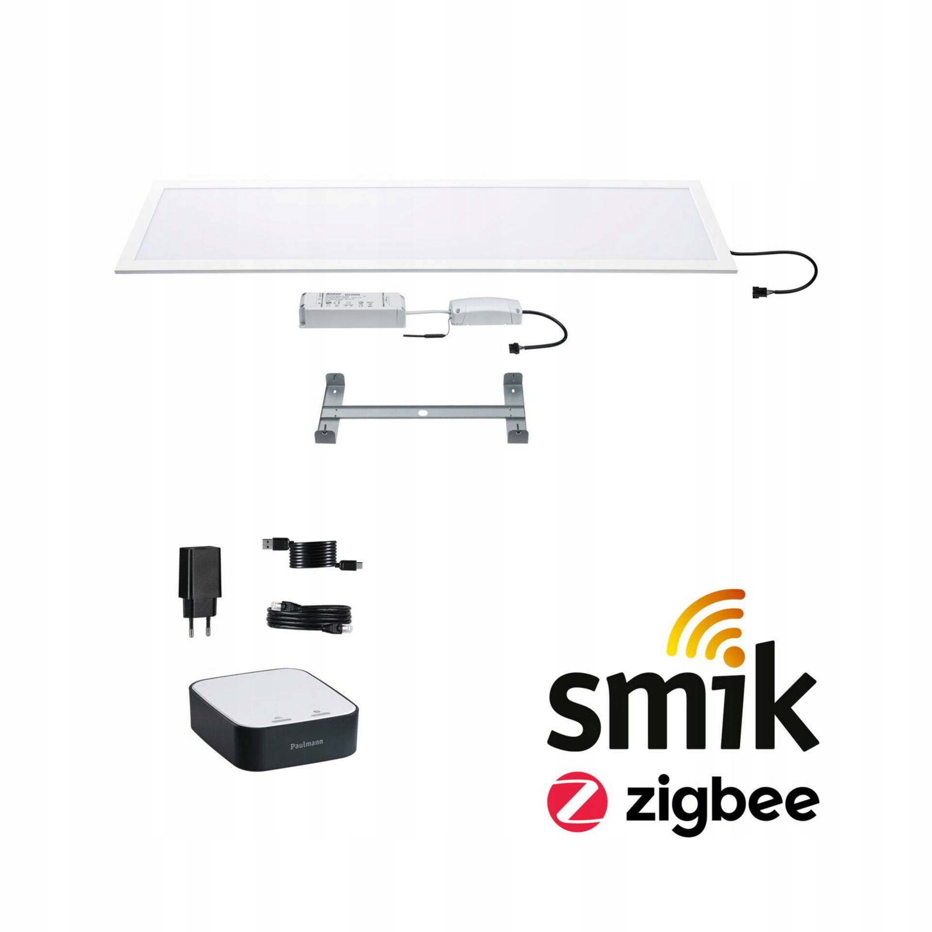 Paulmann Zigbee 3.0 Štartovacia sada Smart Home Gateway Led Panel Amaris 3