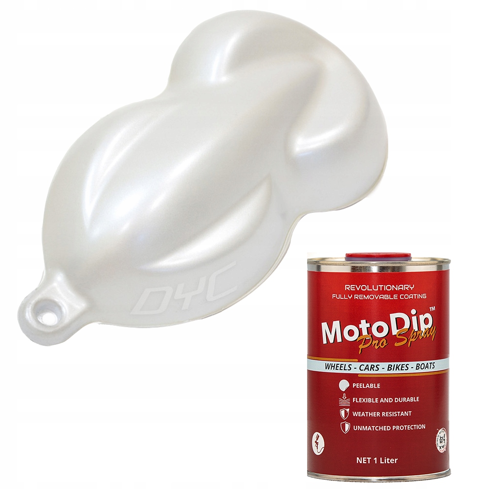 Moto Dip MotoDip Biała Perła Balloon White perłowy mat 1l z podkładem