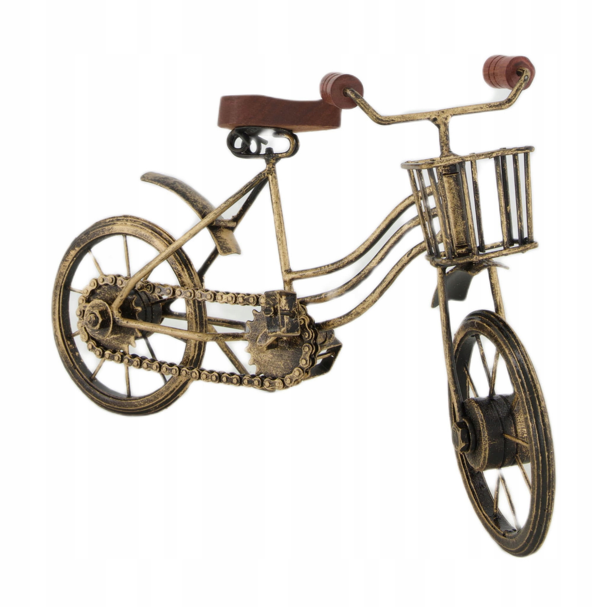 Ozdobná figurka, kolo – kov 32 cm