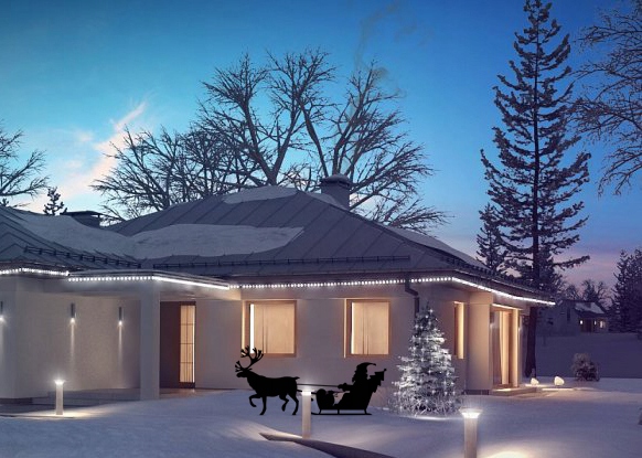 RENIFER Z SANIAMI MIKOŁAJ metalowa zewnętrzna Kod producenta MIKOŁAJ_SANIE