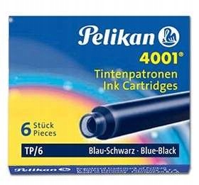

Naboje Pelikan Krótkie Niebiesko-Czarne (6szt.)