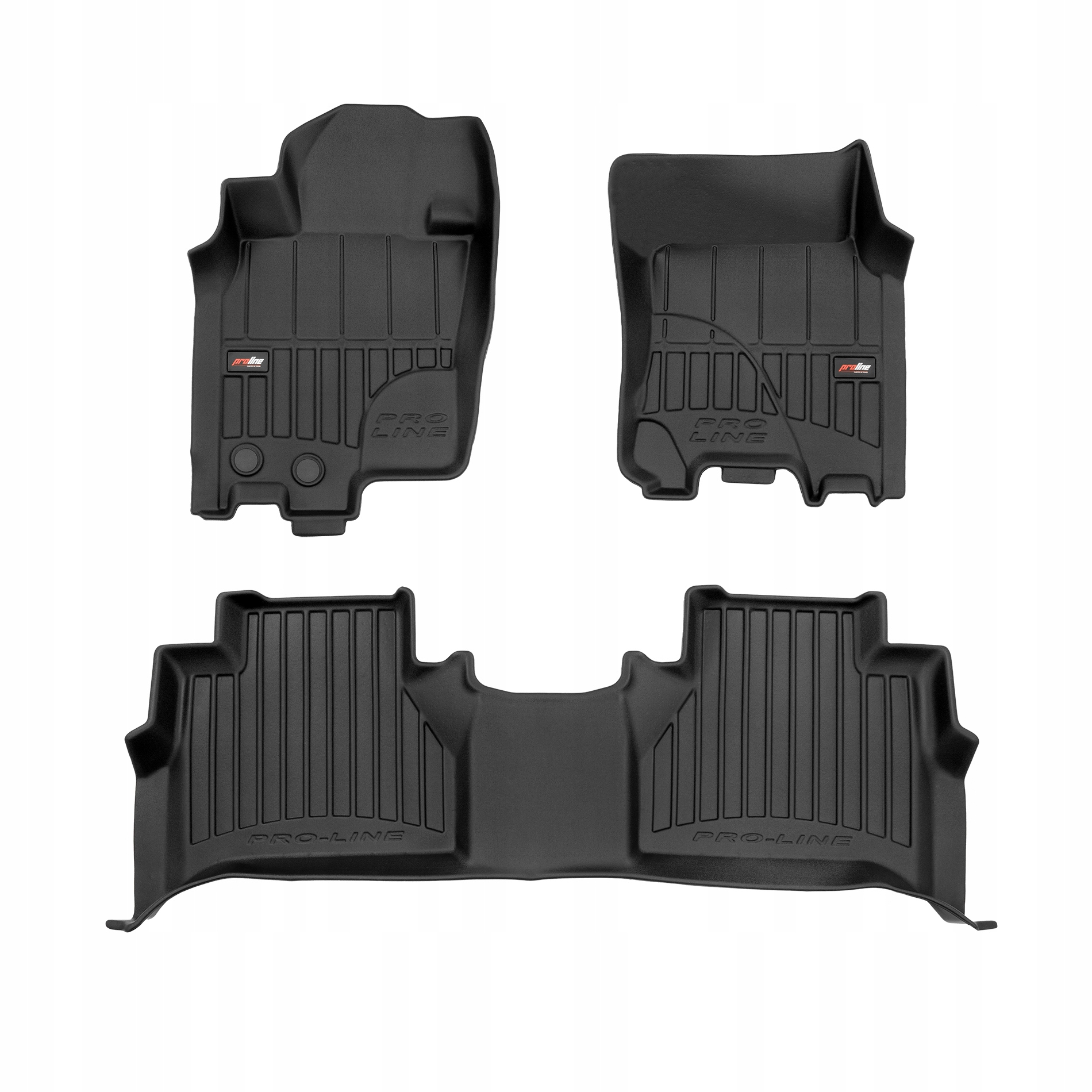 

Dywaniki gumowe 3D do Nissan Navara IV 2014-2022