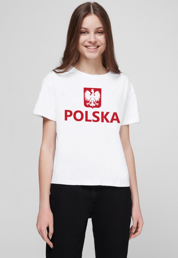 KOSZULKA POLSKA PATRIOTYCZNA T-SHIRT KIBICA M Marka inna