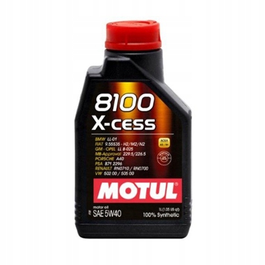 

Olej 5W40 Motul 8100 X-cess 1L