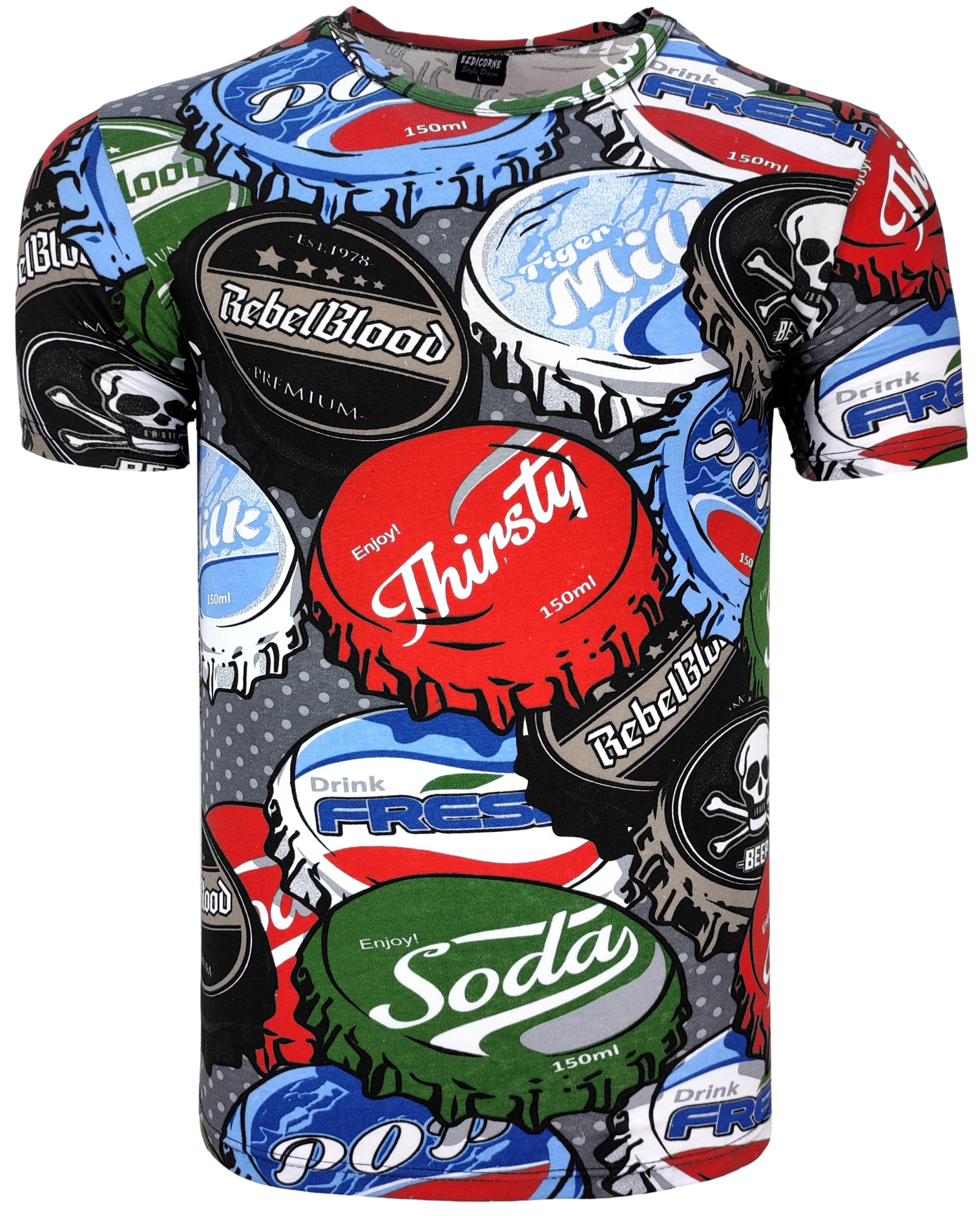 

Koszulka męska t-shirt Kapsle T1321 r. XXL