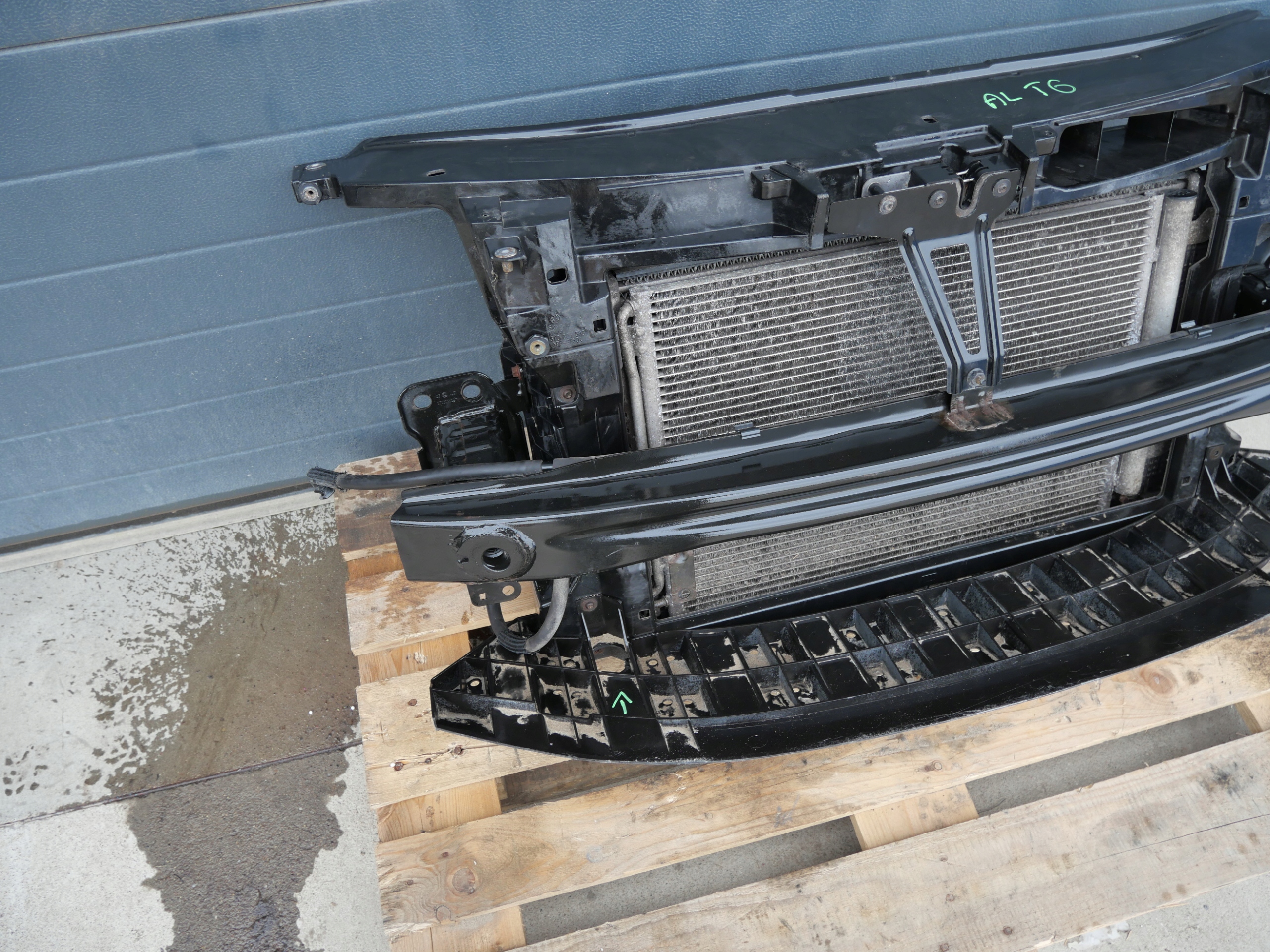 support panel for radiators radiator SKODA SUPERB II 2 2.0TDI pillar sider