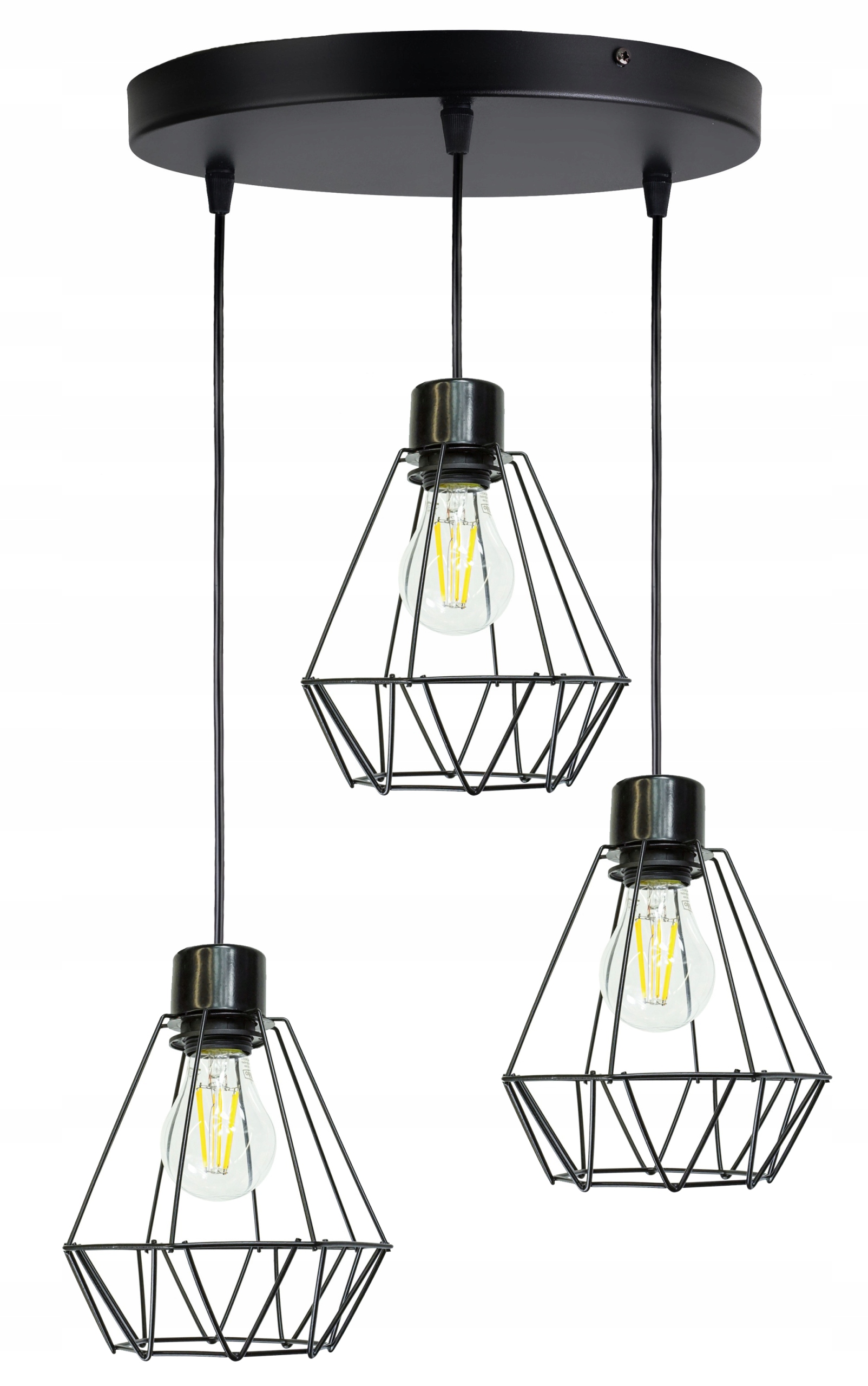 Závěsná Stropní Lampa Lustr Převislý Briliantový Drát