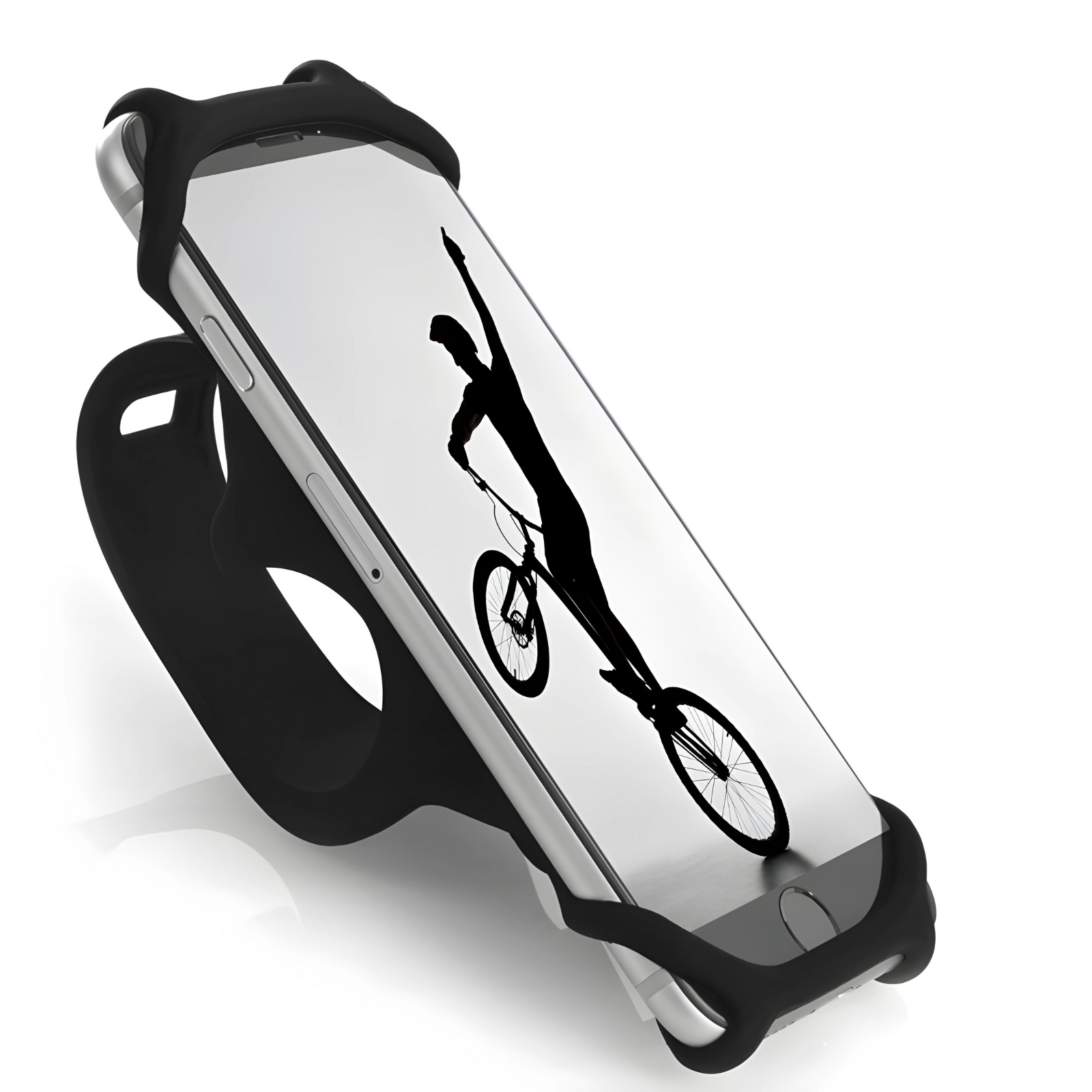 UCHWYT ROWEROWY NA TELEFON MOTOCYKL ROWER GSM GPS ELASTYCZNY GUMOWY SILIKON Marka MFC