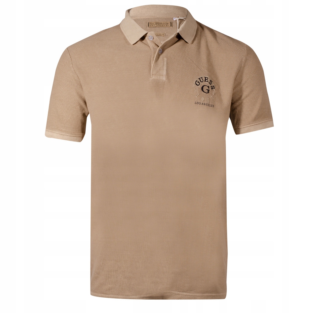 Pánská Polokošile Guess Logo M1P59 KAR40 Béžová