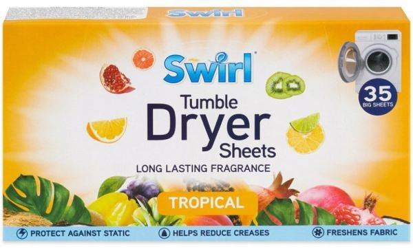 

Swirl Tropical chusteczki do suszarki 35 szt Uk