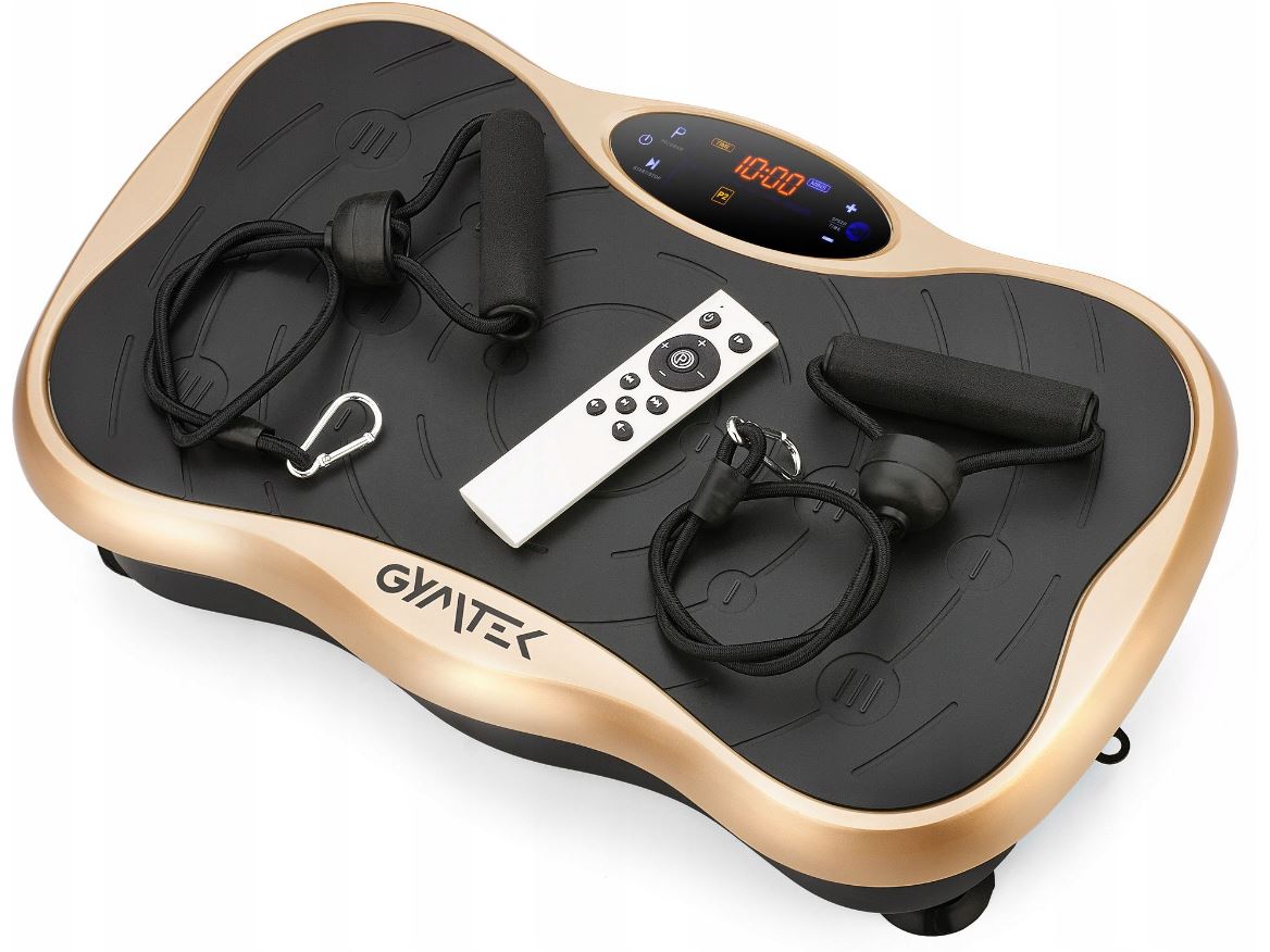 PLATFORMA WIBRACYJNA WIBRUJĄCA TRENINGOWA MASAŻER Z PILOTEM 200 W Marka Gymtek