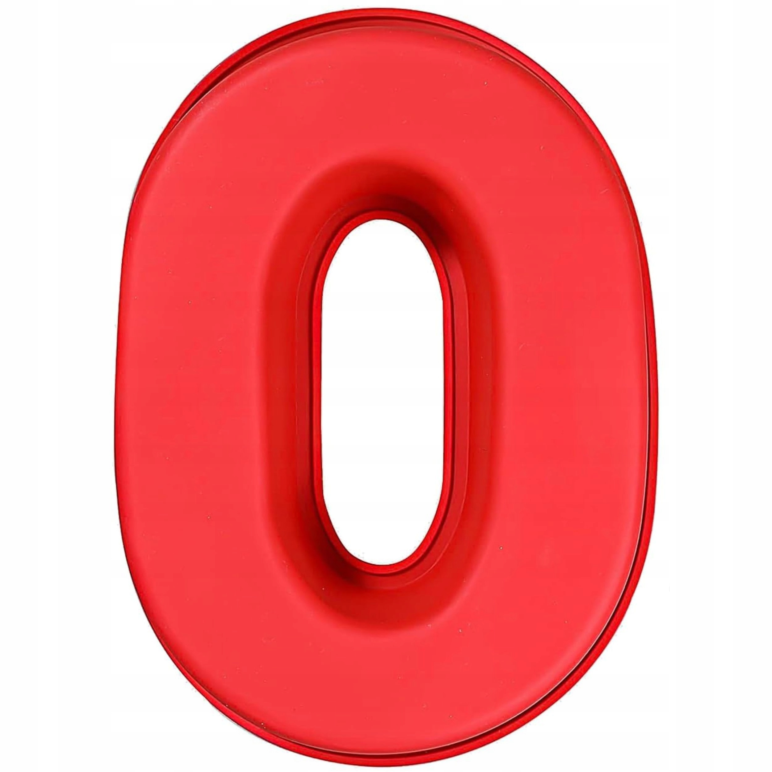 Levně Velká Silikonová Forma Ve Tvaru Číslice 0 Zero 26x20x6 cm Forma Na Dort