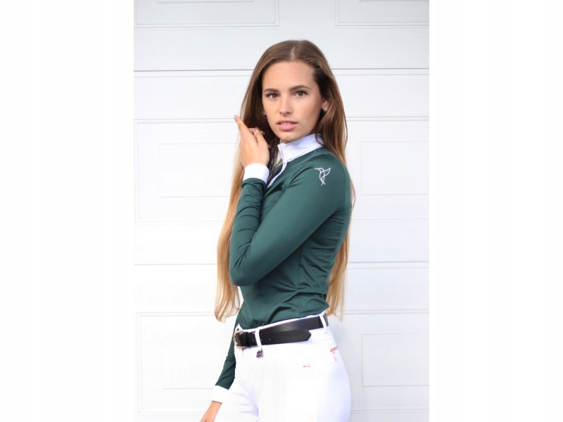 Koszula Konkursowa Basic Z Długim Rękawem Imperial Emerald R.38