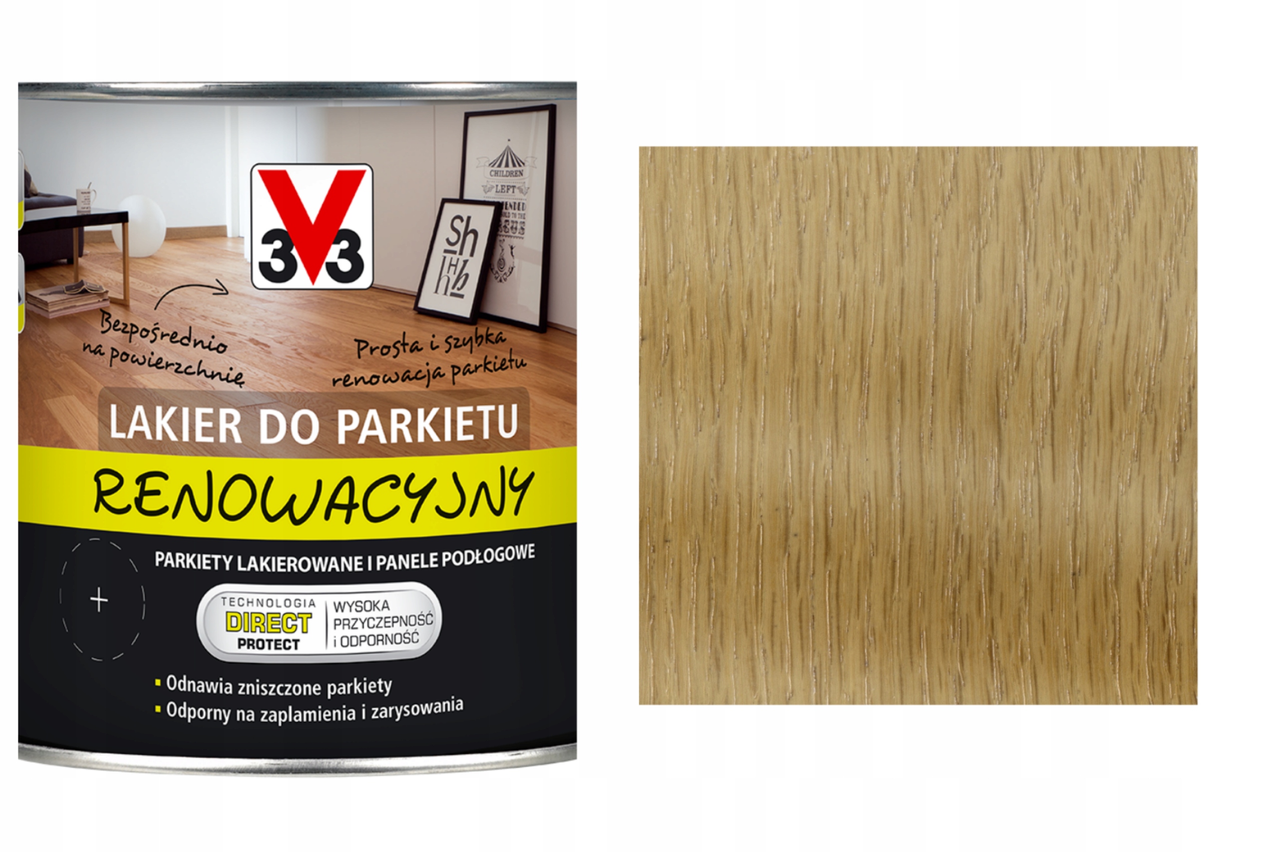 

V33 Lakier Do Parkietu Renowacyjny Połysk 0,75L