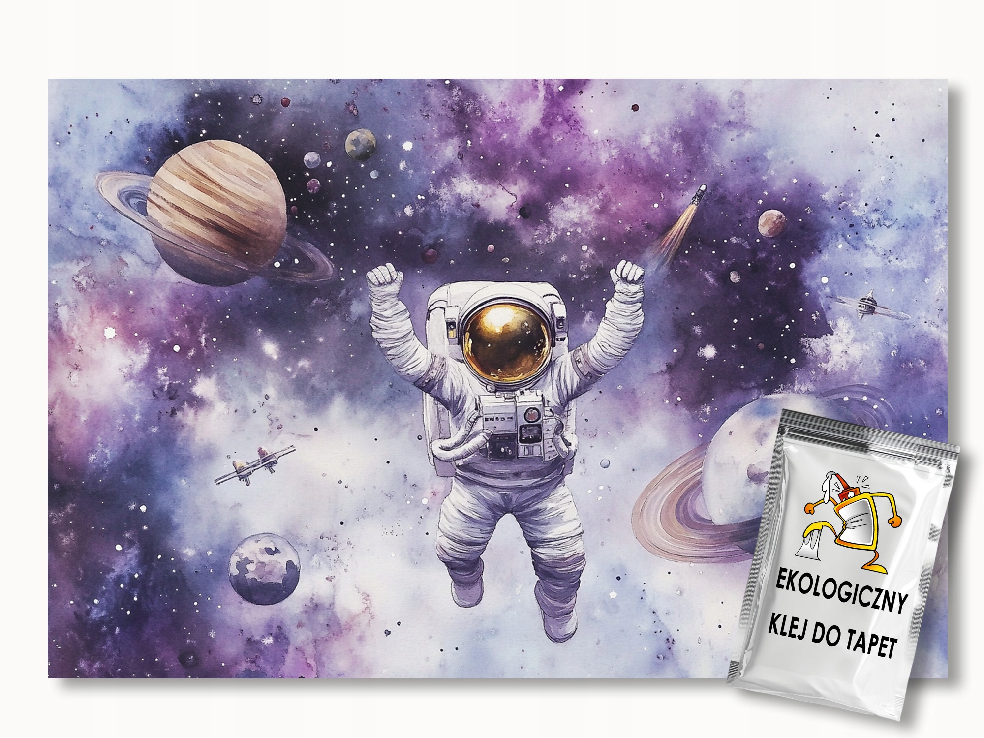 Fototapeta Flizelina Vesmír Nebe Planety Hvězdy Astronauta 300x250 155g
