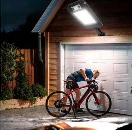 LAMPA ZASILNIE SOLARNA ULICZNA LATARNIA LED COB UCHWYT + PILOT ZEWNĘTRZNA Cechy dodatkowe pilot