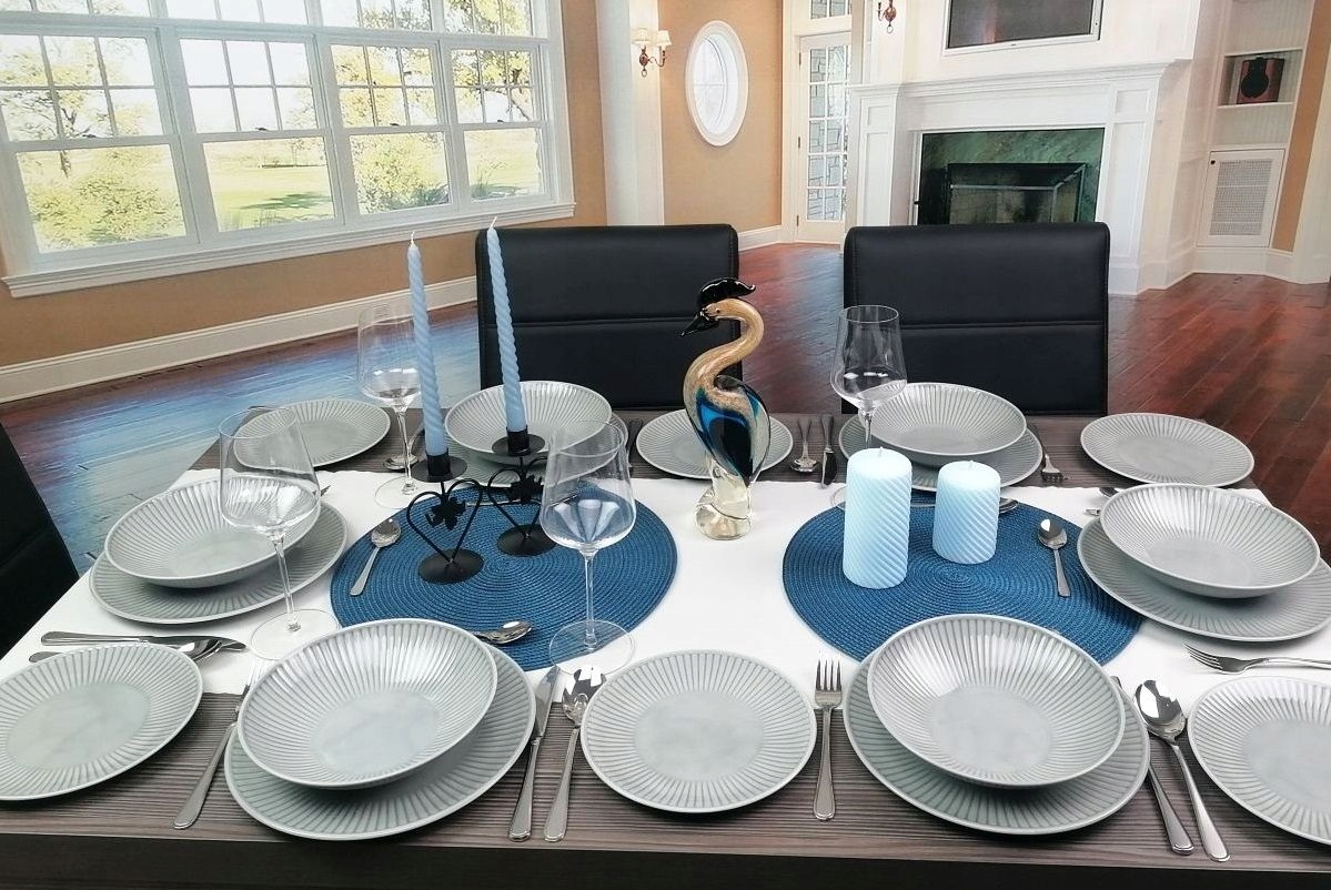 CHODZIEŻ DALIA GL06 SIWA 12x TALERZ GŁĘBOKI 21,5cm Rodzaj talerza obiadowy głęboki