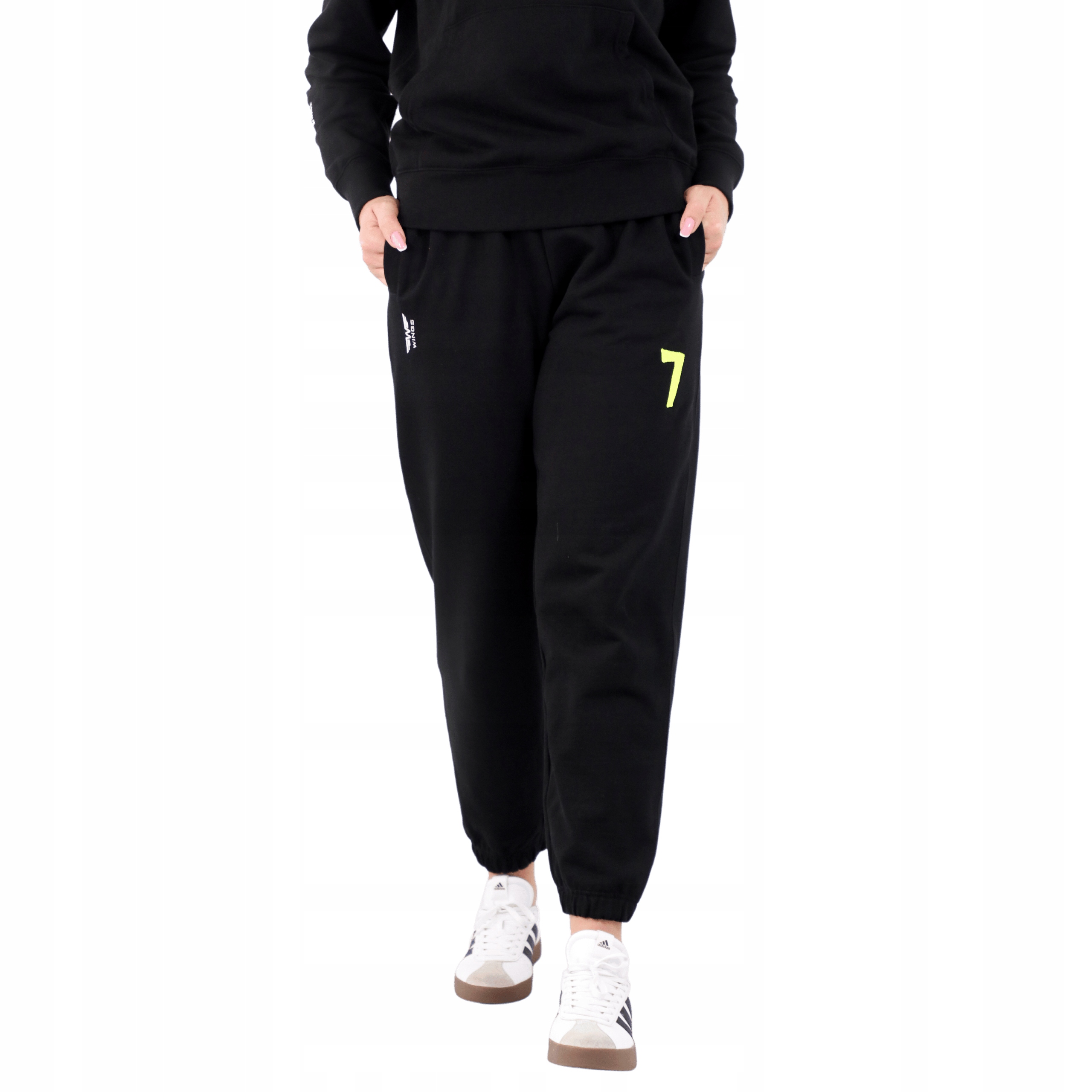 Dresové kalhoty Oversize Dresy XL Černé Unisex Wings x Paprocki&Brzozowski