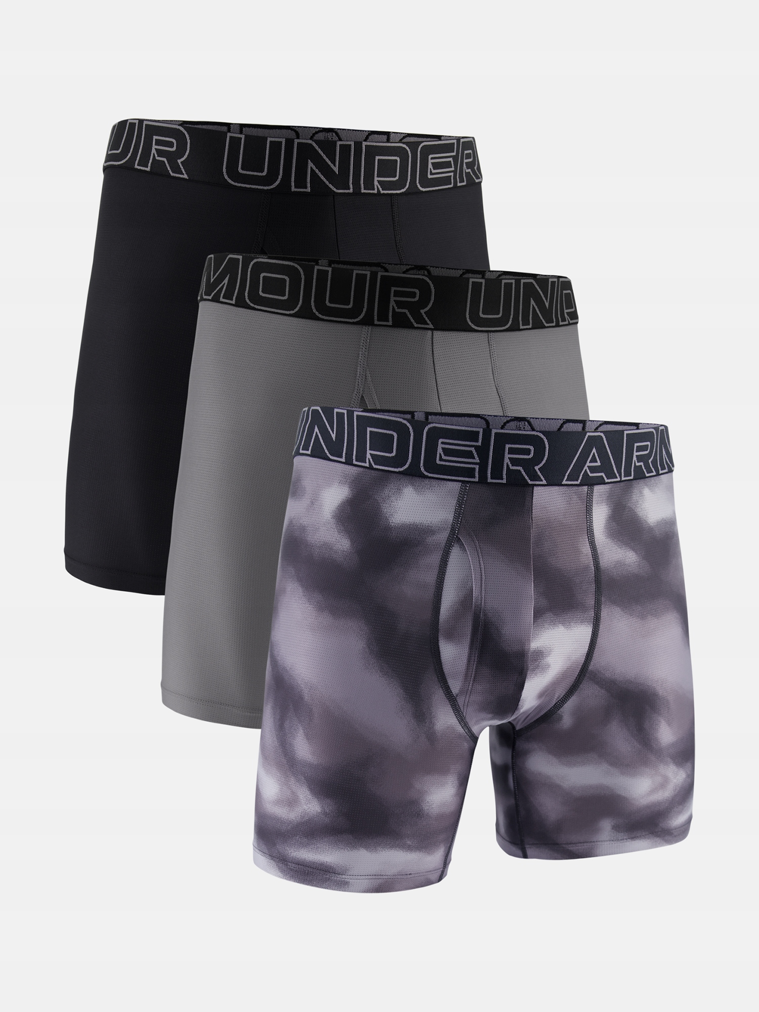 Under Armour Pánské boxerky Under Armour M Ua Perf Tech Mesh 6in 3pk