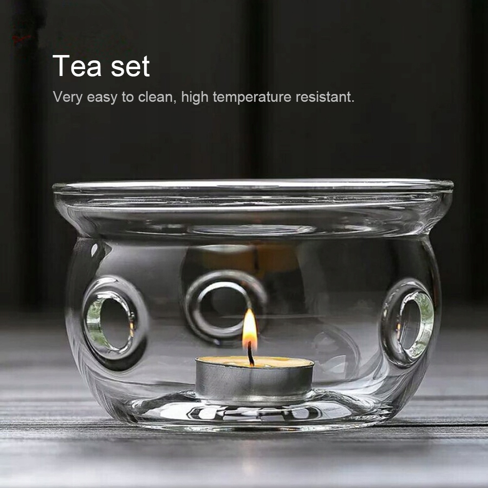 PODGRZEWACZ SZKLANY UNIVERSAL DZBANEK NA HERBATĘ Materiał szkło