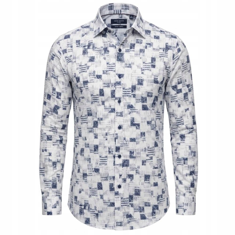 Ego Man košile pánská S0305-01 slim fit 3XL bílá