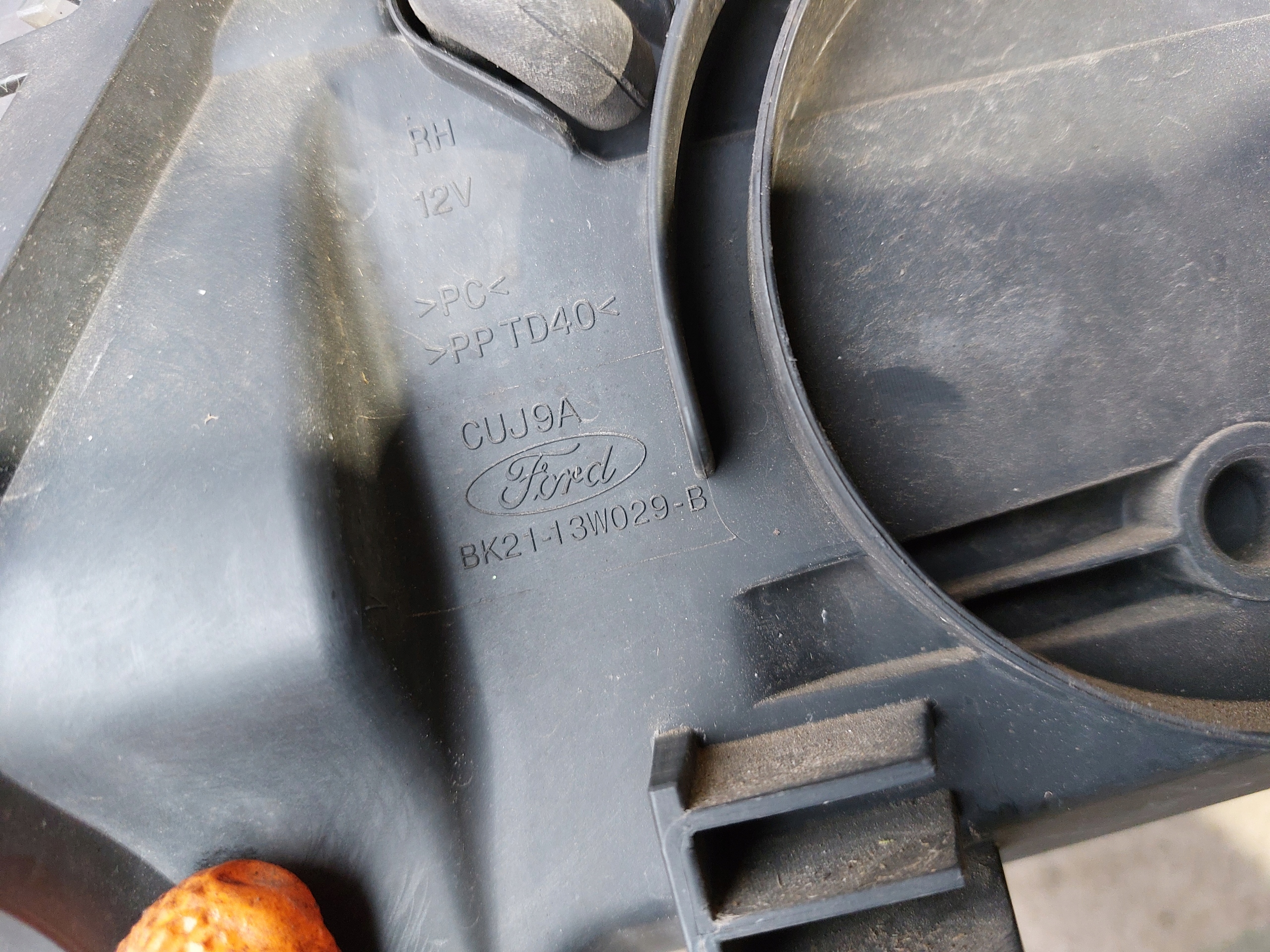 light front right FORD TRANSIT CUSTOM 14r ANGLIK