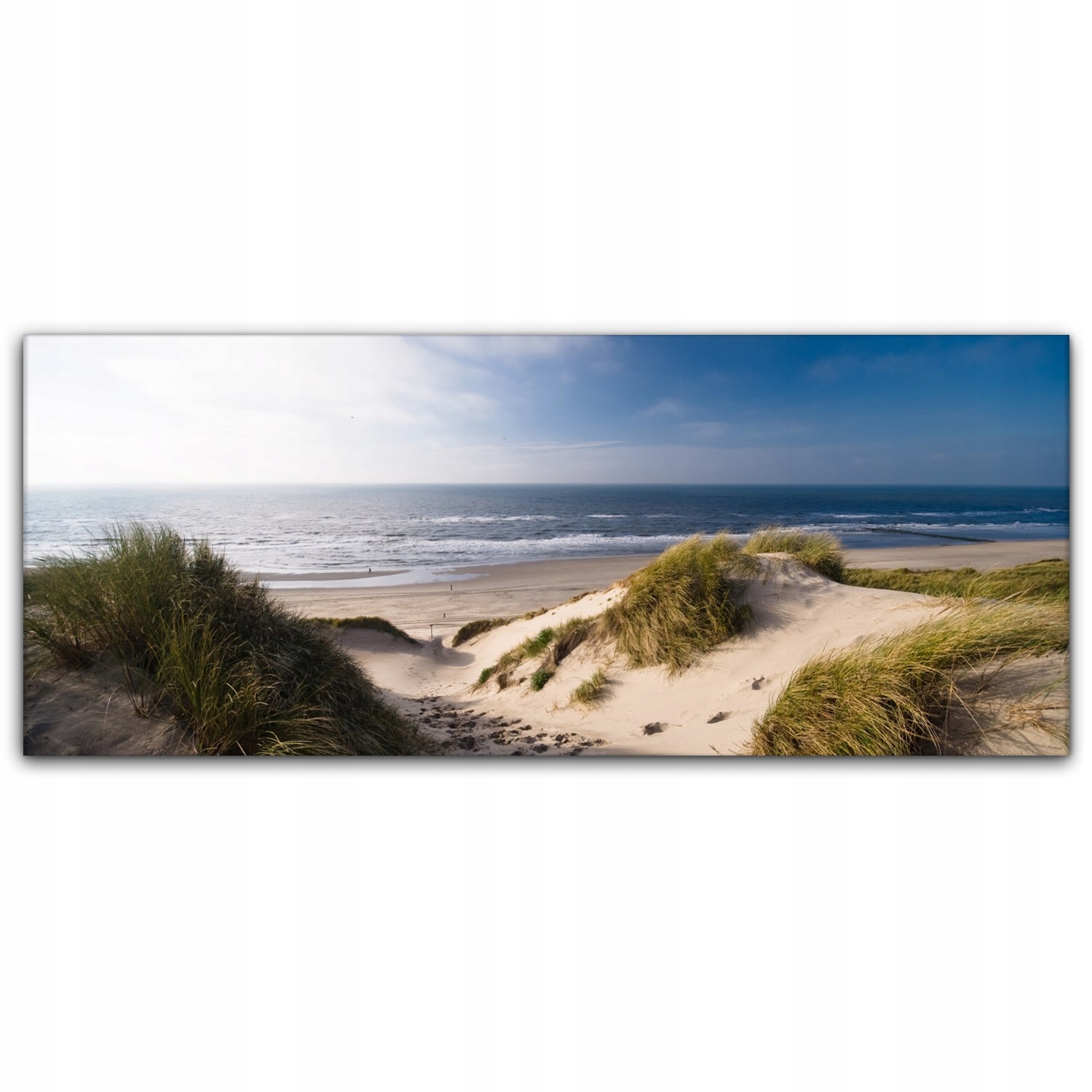 

Canvas na ramie na ścianę 125x50 Wydmy Ocean Plaża