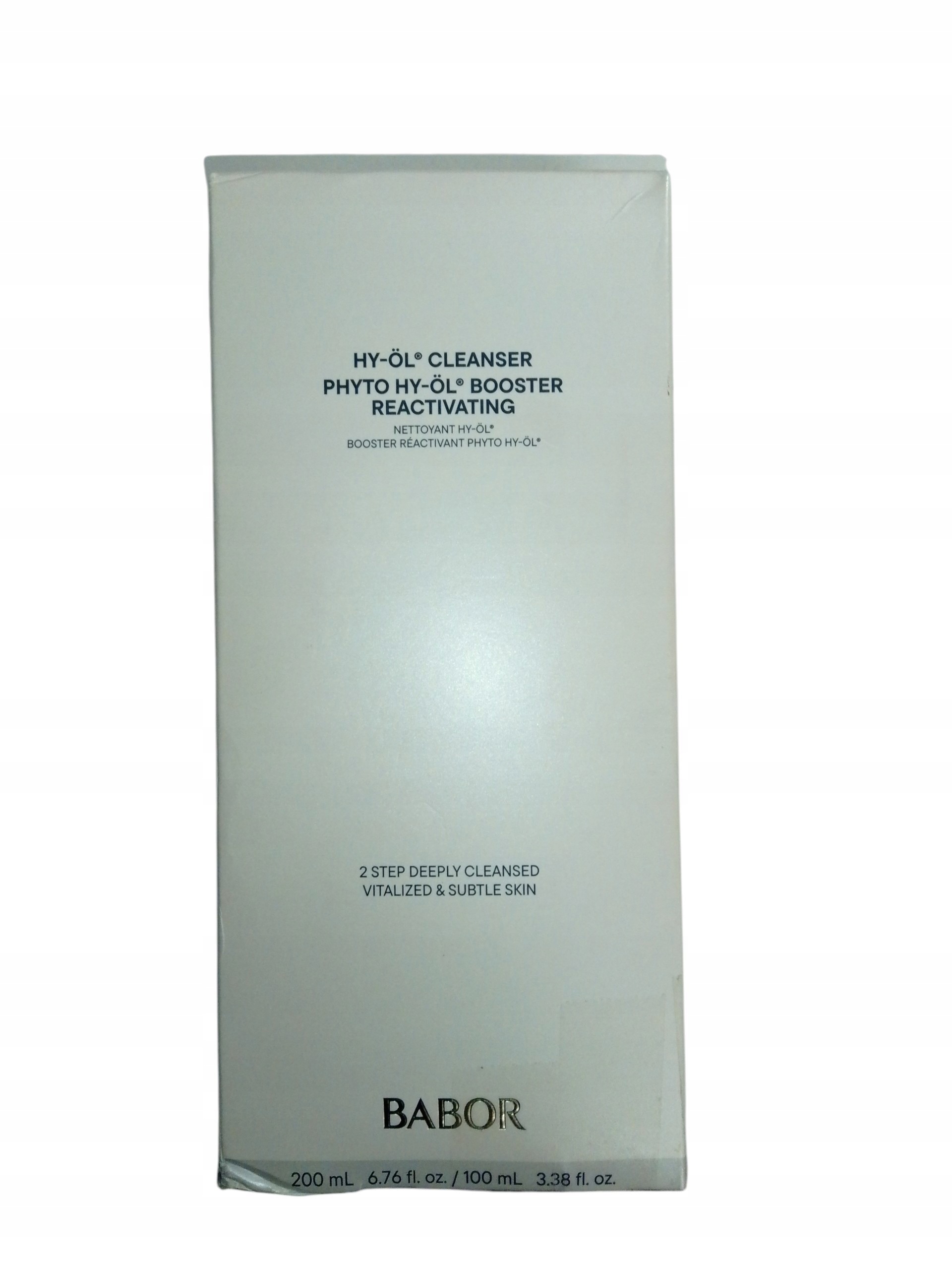 Babor Phyto Hy-öl čisticí přípravek na obličej 100 ml, krabička s efektem