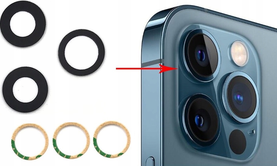 

Iphone 12 Pro Szybka Szkło Aparatu Oczko Kamery
