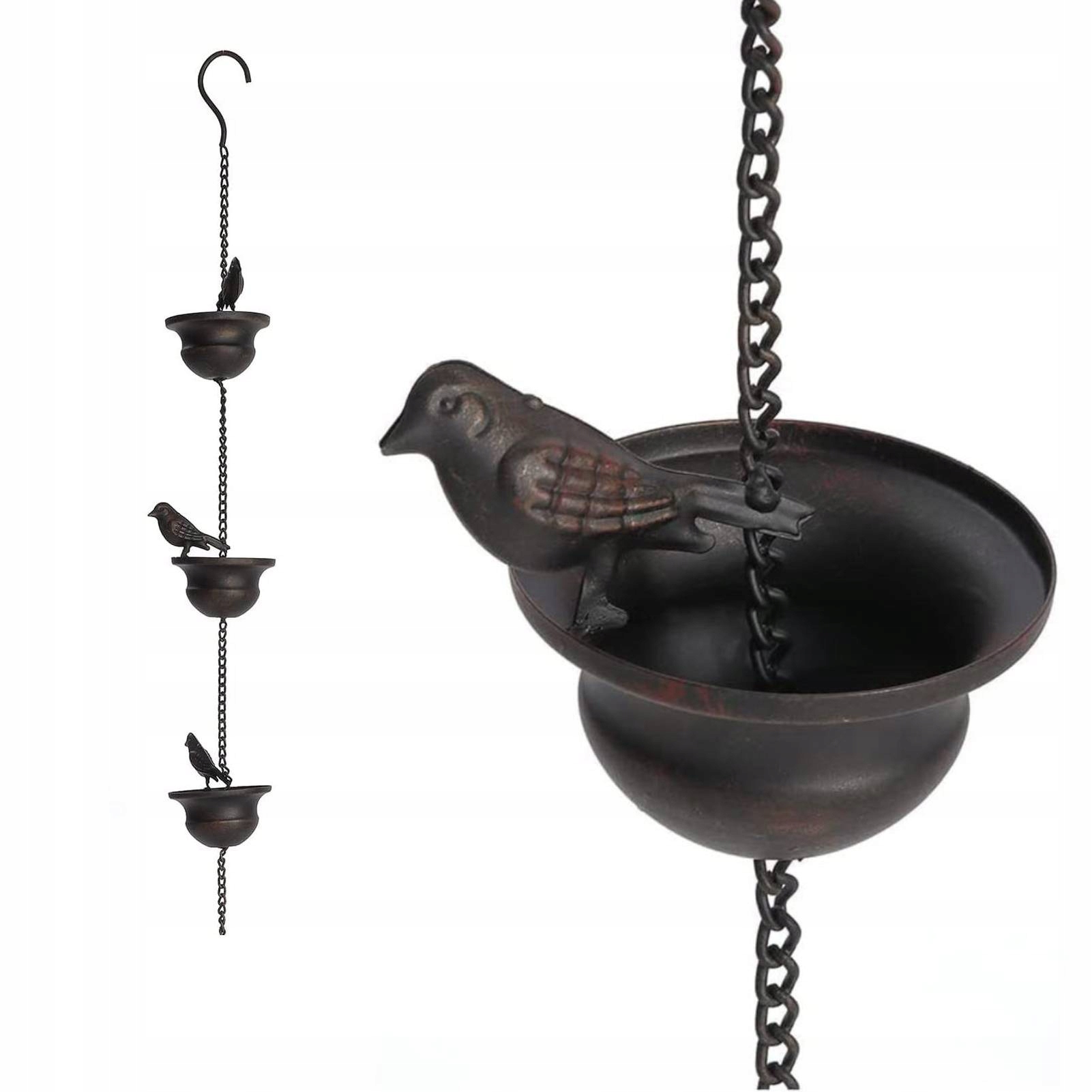 Okapový Řetěz Trubka Birds Cup 150CM Venkovní Dekorace