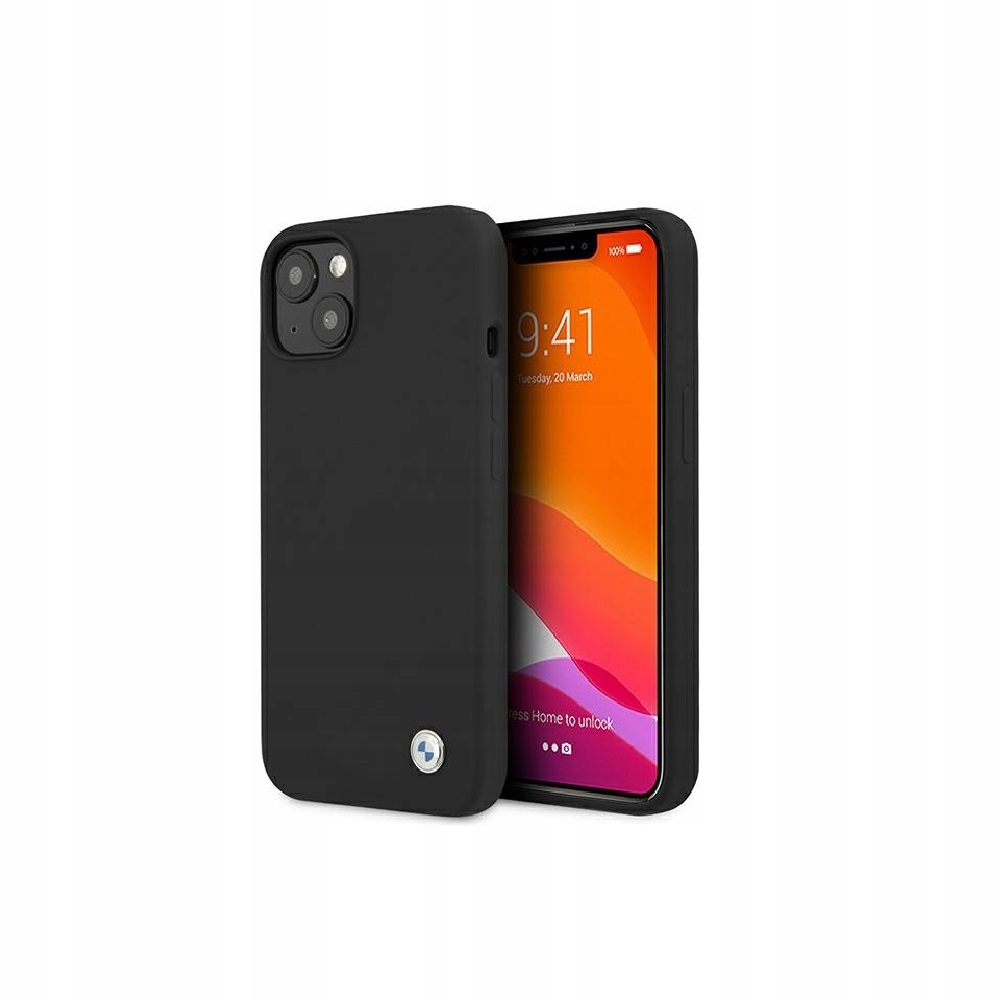 Etui Bmw Silicone Signature na iPhone 13 mini czarne Bmw