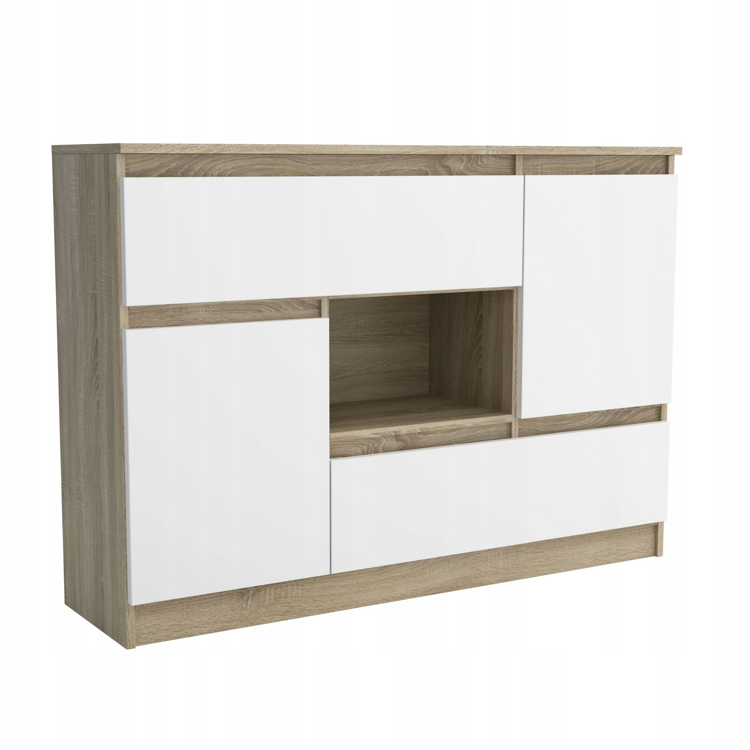 Komoda Fiorenza 120 cm do obývacího pokoje Ložnice Dub sonoma