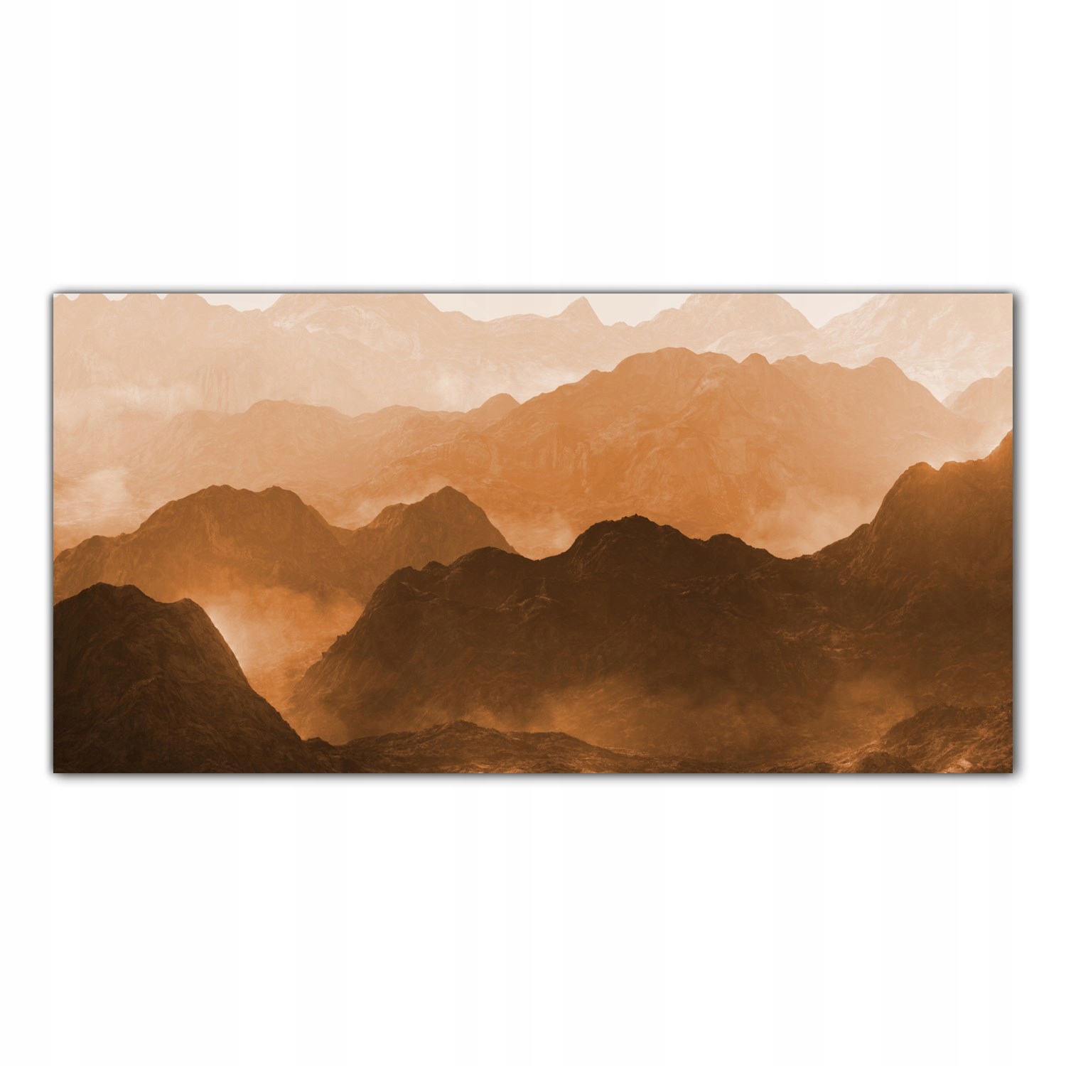 

Hartowany Obraz Szklany Mgła Góry Krajobraz 120x60