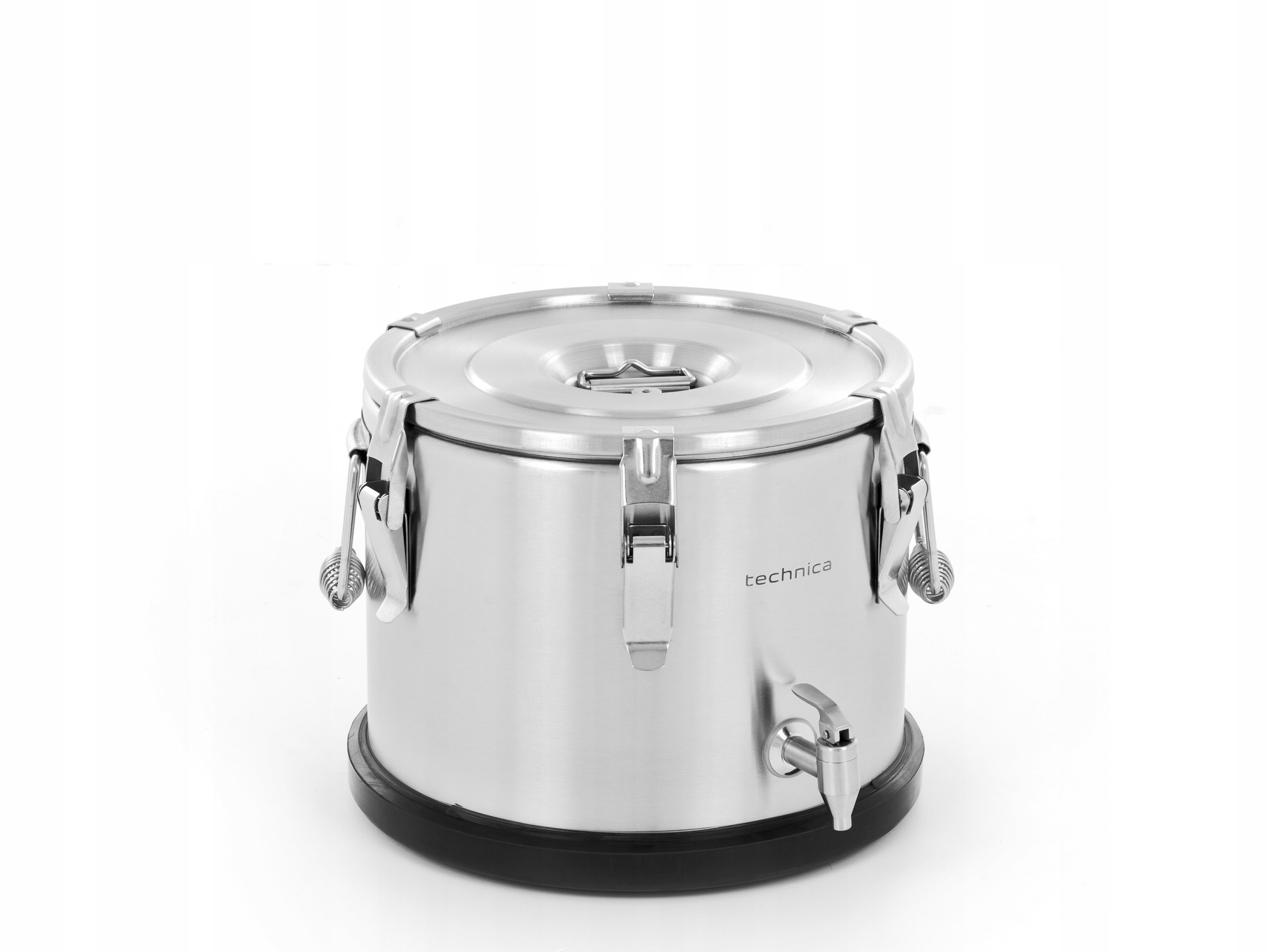 TERMOS GASTRONOMICZNY DO TRANSPORTU ŻYWNOŚCI STAL 15 L Z KRANEM TECHNICA