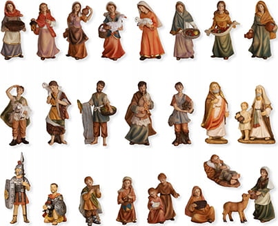 

Dodatkowe Figury do Szopki- 23 różne do figur 7cm