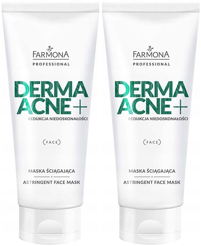 2 x Farmona Dermaacne+ Stahující maska 200 ml Matující hydratační pleťová maska