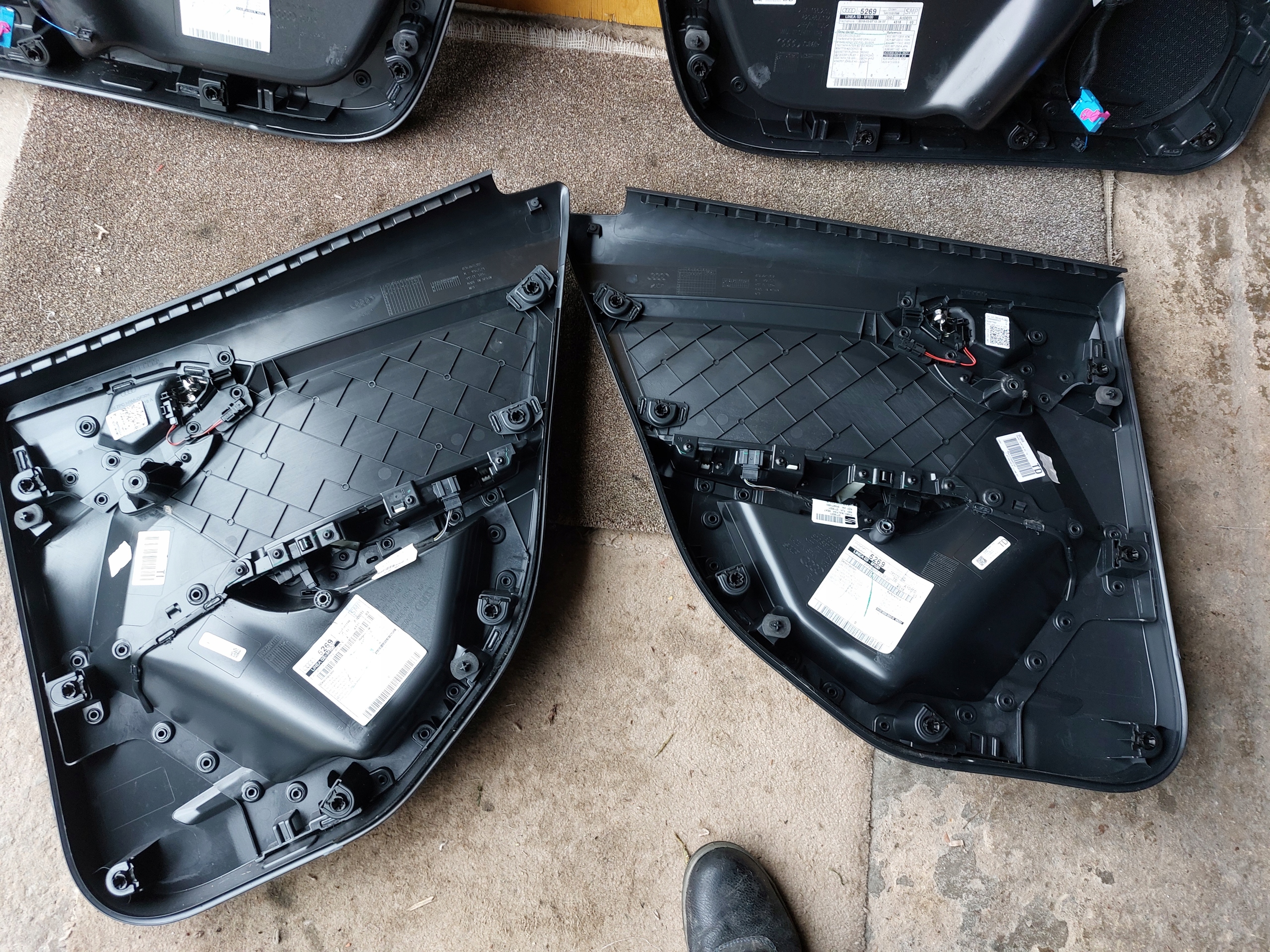 side upholstery door front rear part AUDI A1 82A 19r