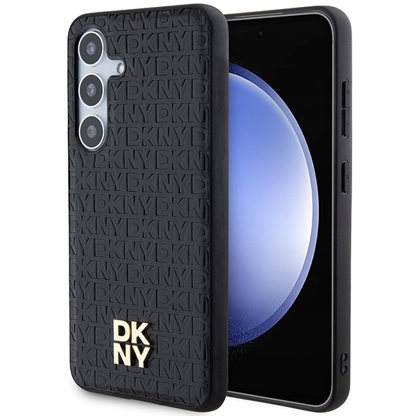 Dkny DKHMS24SPSHRPSK S24 S921 černá/černé pevné pouzdro z kůže se vzorem, kov, velikost L