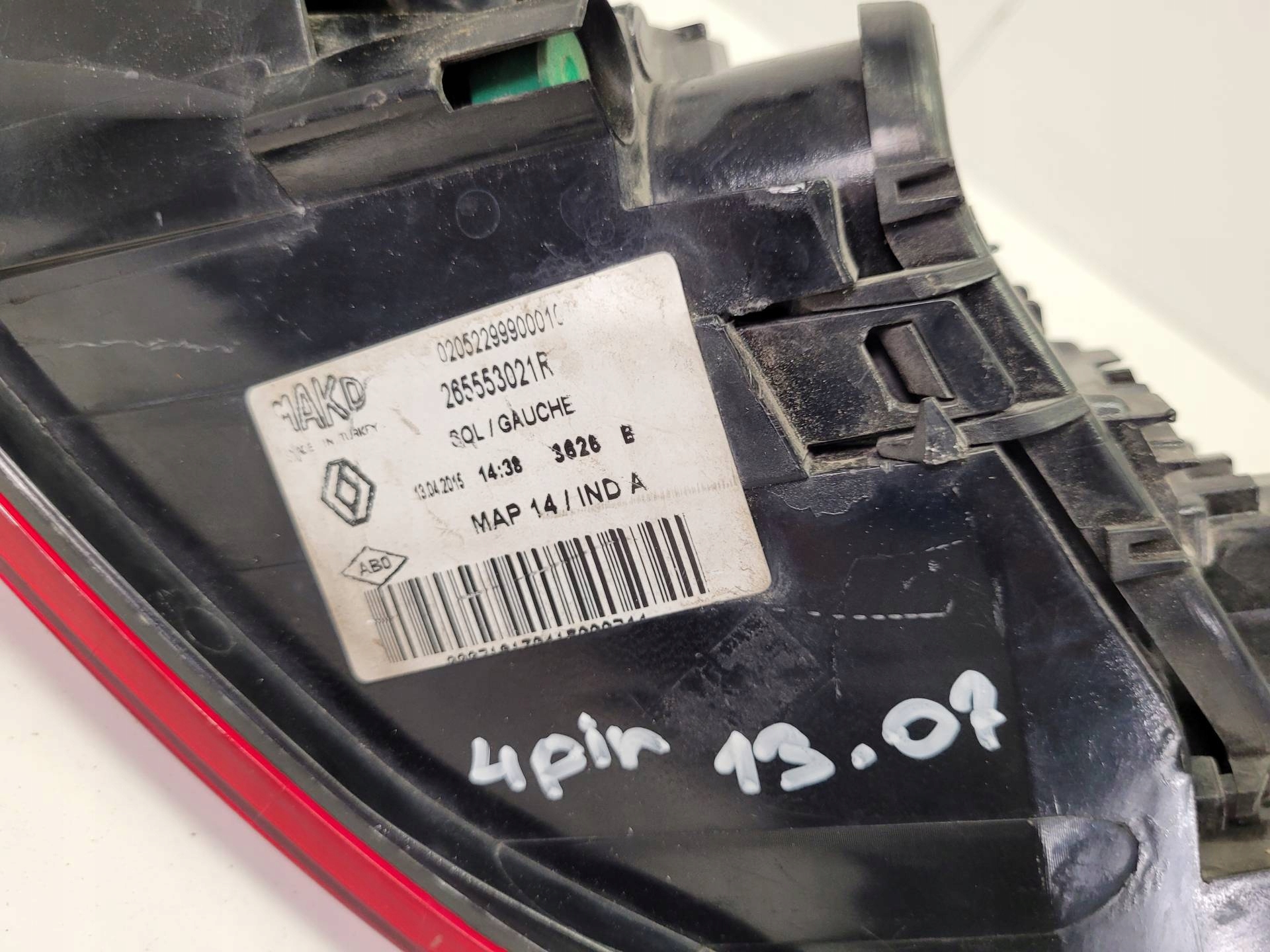 light rear left side Renault Clio 4 facelift 2019 265553021R