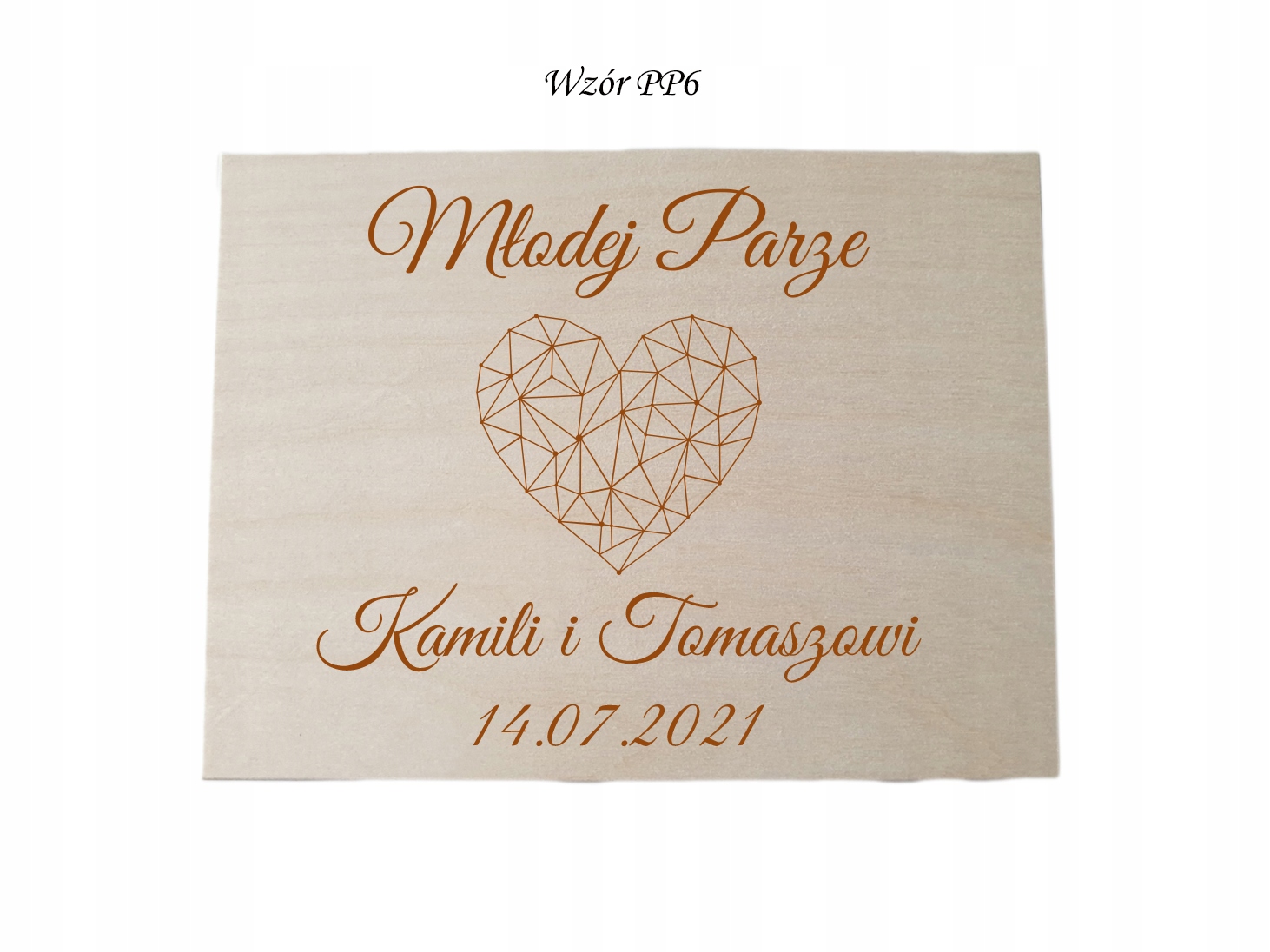 Pudełko pieniądze ślub prezent kartka grawer imię Kod producenta PD_PIENIĄDZE_ŚLUB