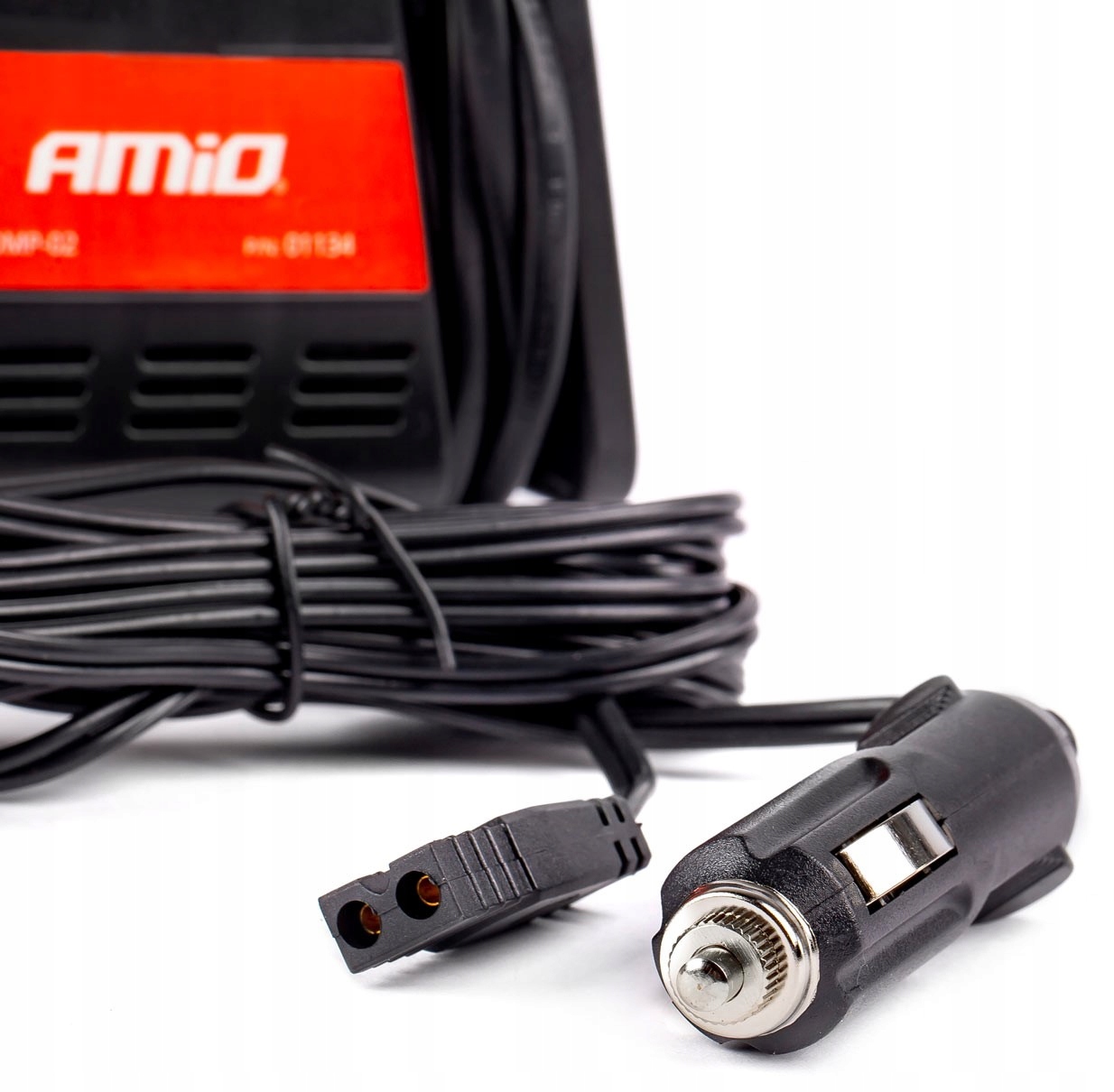 ELEKTRYCZNA POMPKA ROWEROWA KOMPRESOR POWIETRZA 12V/230V Waga 1755 g