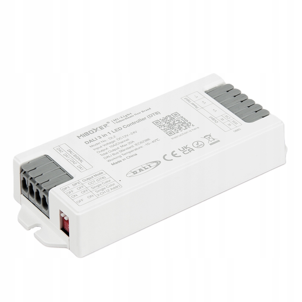 MiBoxer DL2 DALI-2 (DT8) sterownik LED CCT / Single Color 2-kanały Stan opakowania oryginalne
