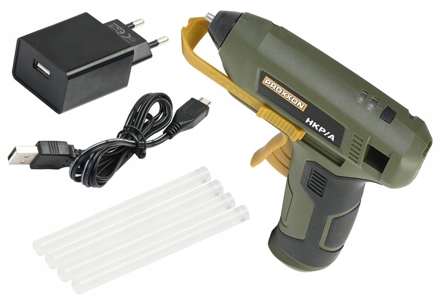 Pistolet do kleju na gorąco PROXXON MICROMOT HKP/A Zasilanie akumulatorowe