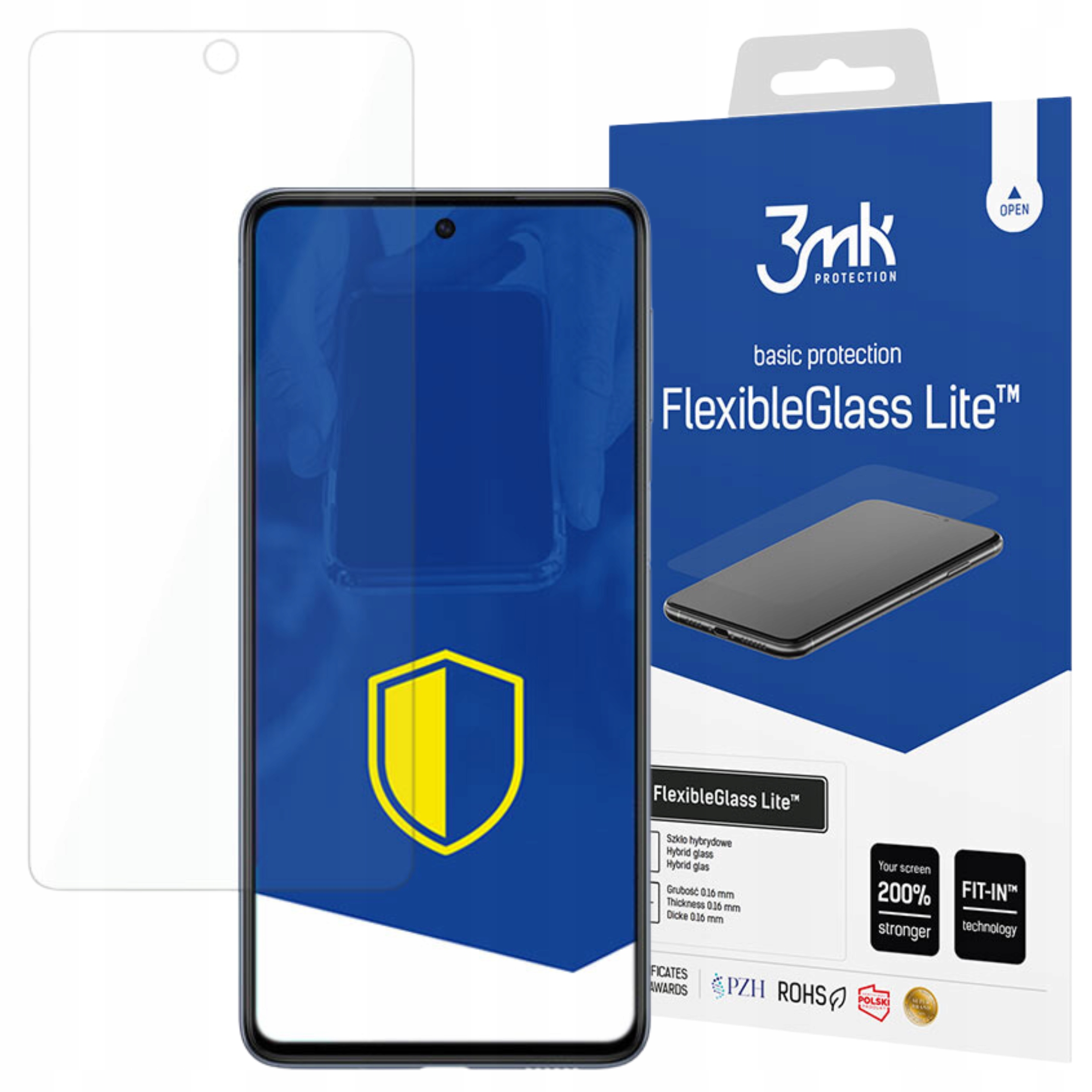 3MK Flexibleglass Lite Szkło Hybrydowe Do Samsung Galaxy M53 5G Wysoka