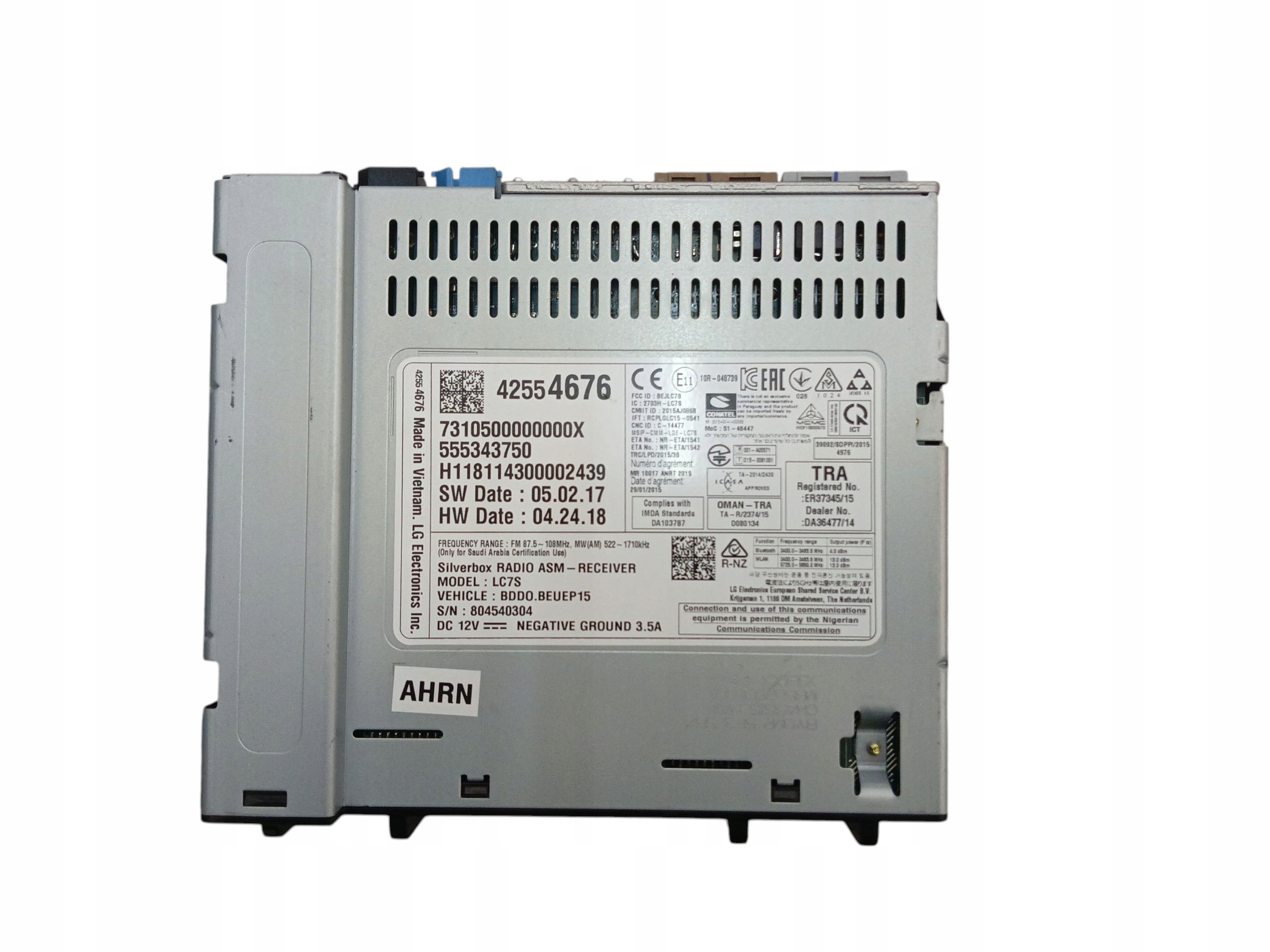 module navigation devices SILVERBOX OPEL ASTRA K (2015-2019) 42554676
