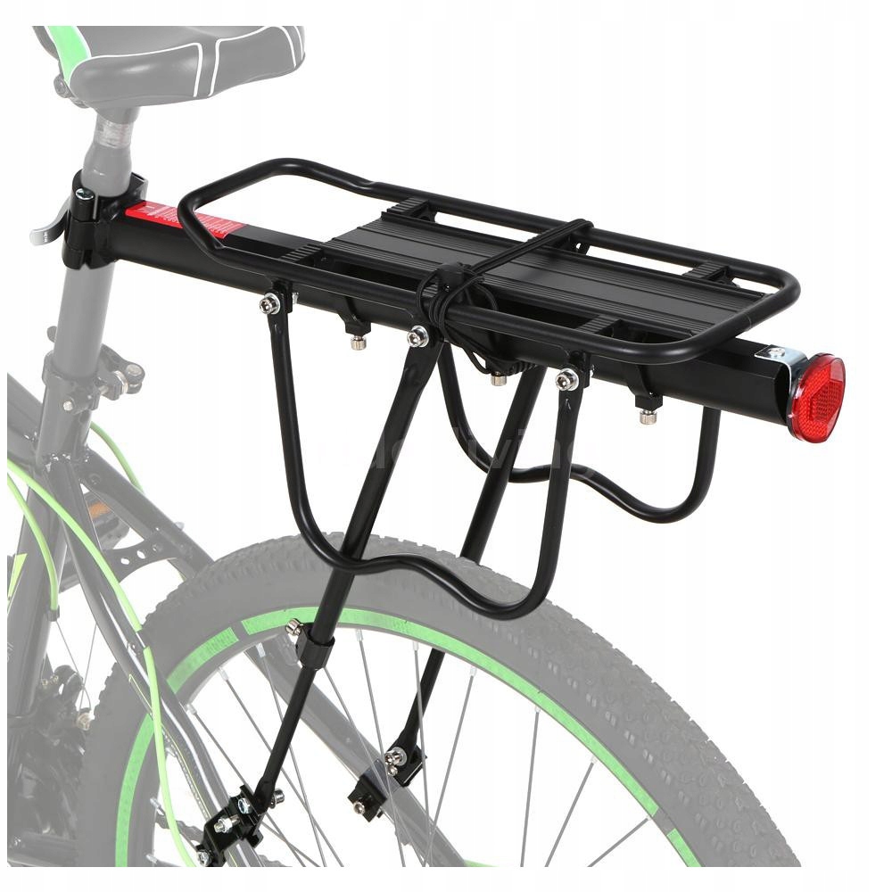 

Bagażnik Rowerowy Tylny Aluminium 50KG Odblask
