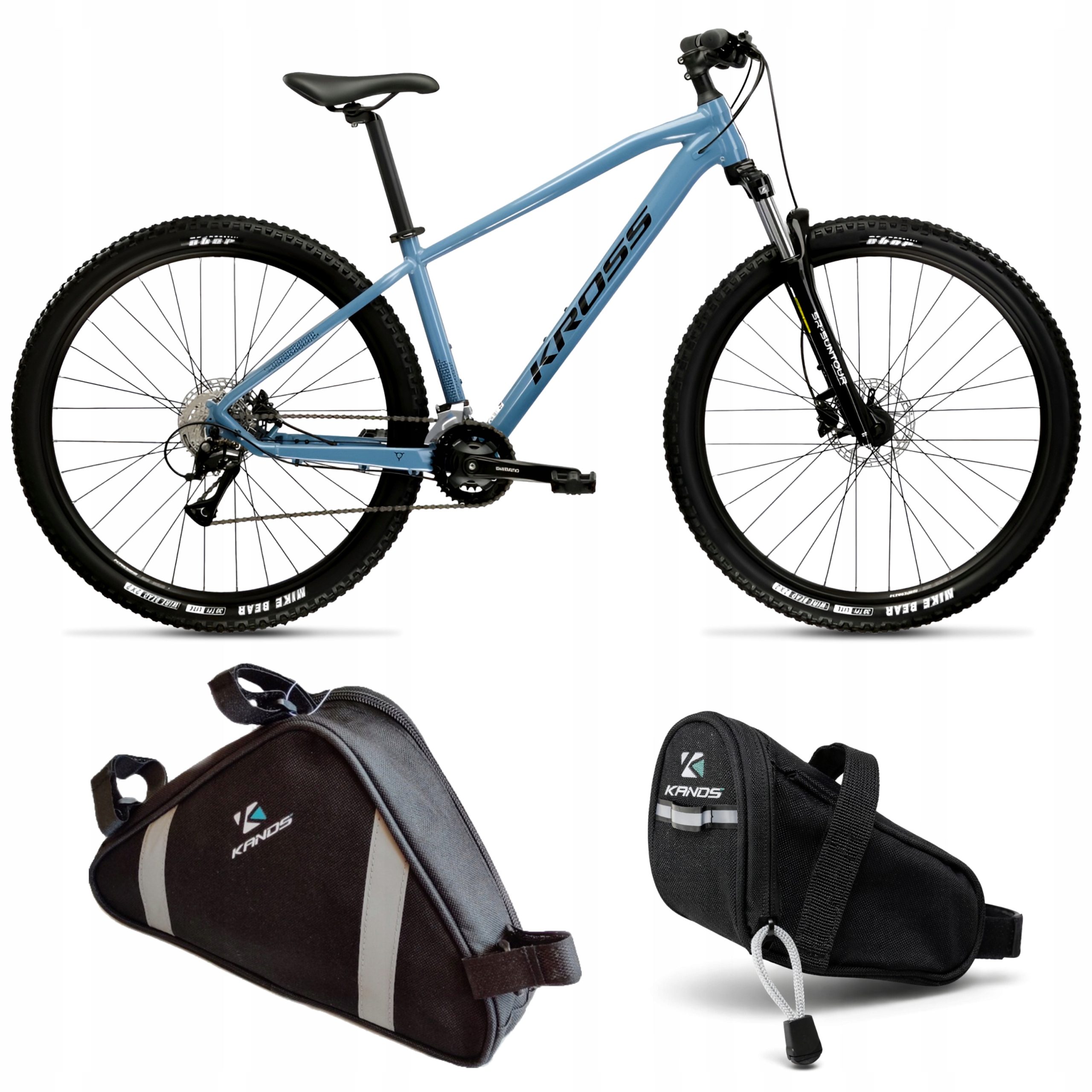 Męski Rower górski Mtb 29" Kross Hexagon 4.0 rama al. 21"180-195cm +dodatki