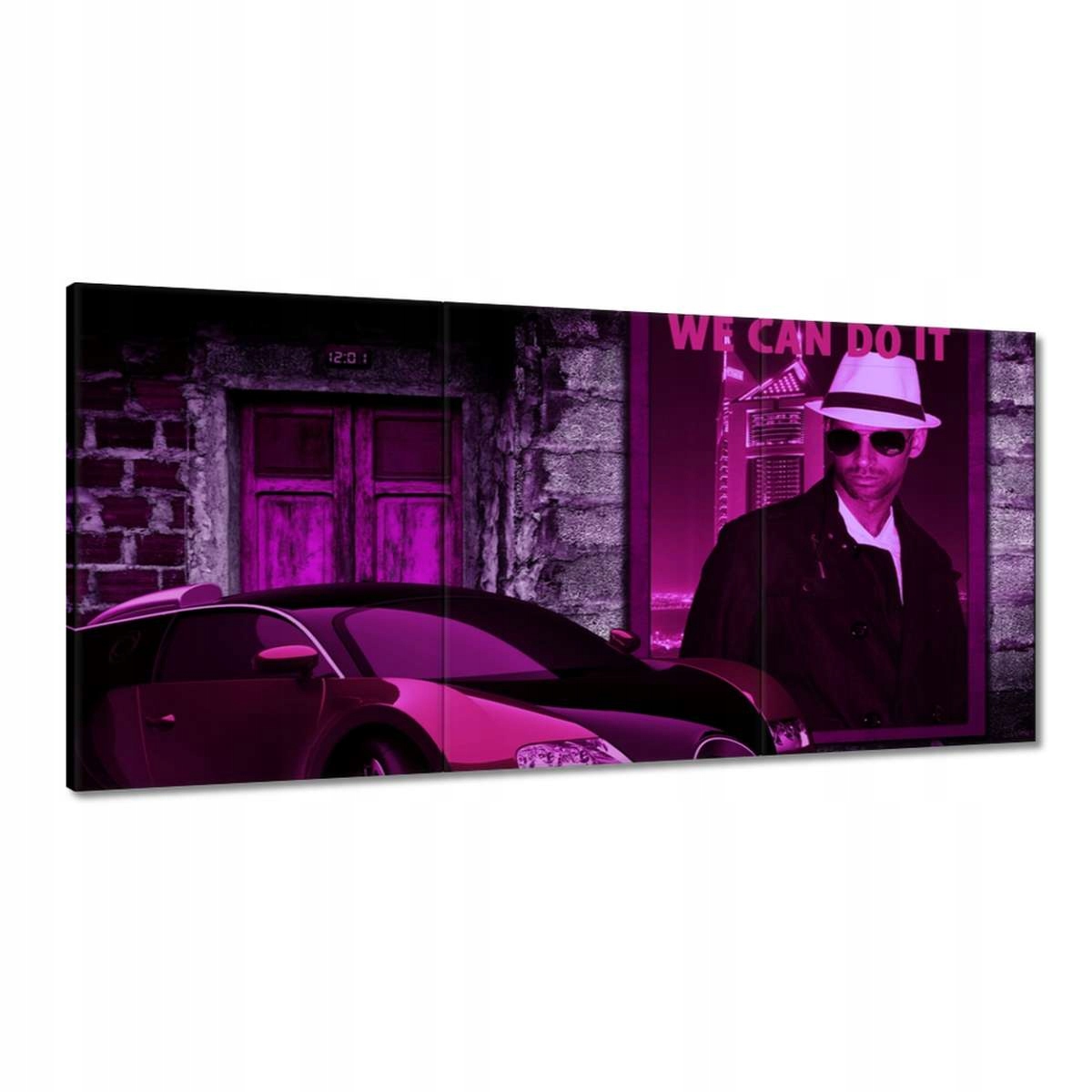 Obrazy 180x90 Fialové Bugatti