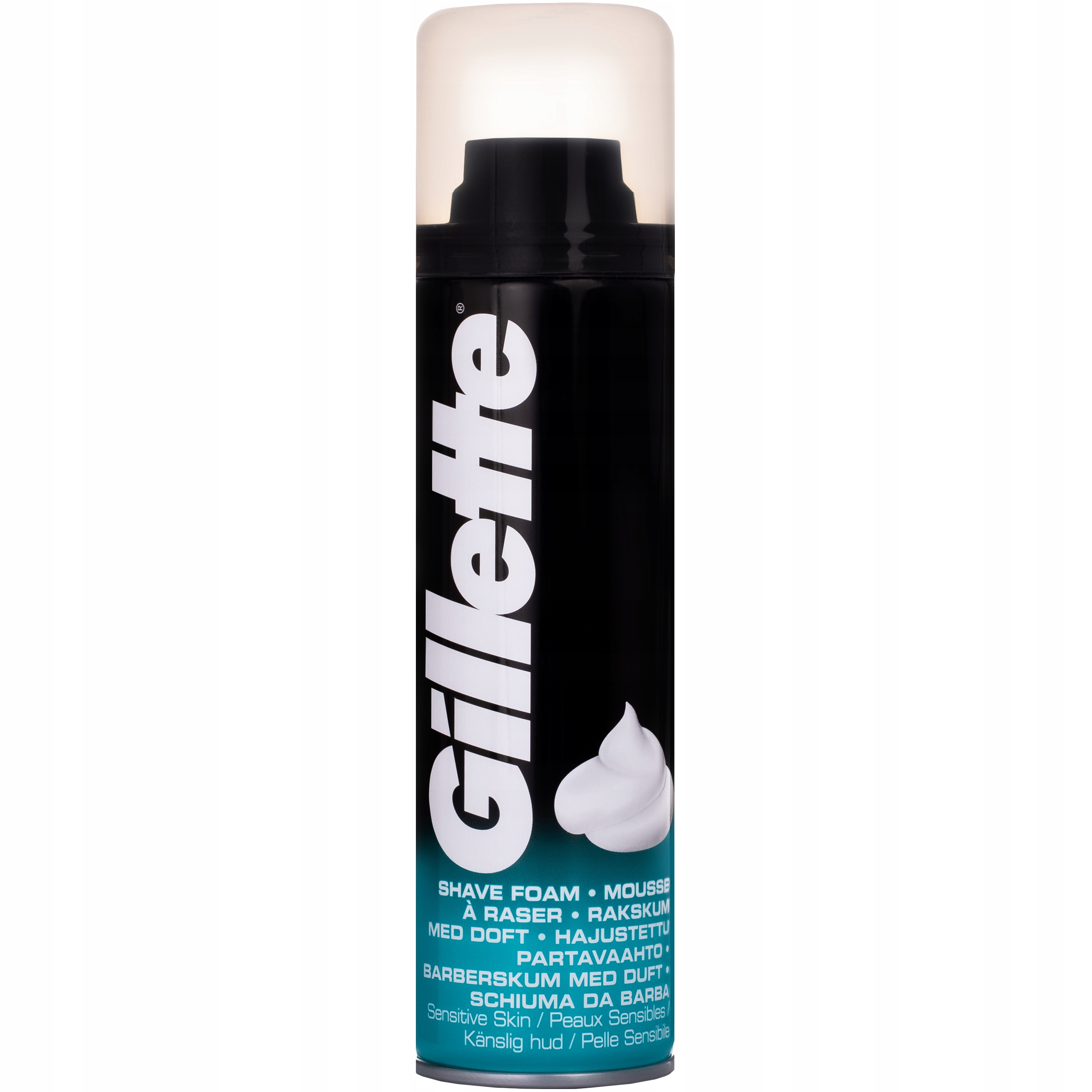 GILLETTE FOAM SENSITIVE SKIN DELIKATNA PIANKA DO GOLENIA 200 ml