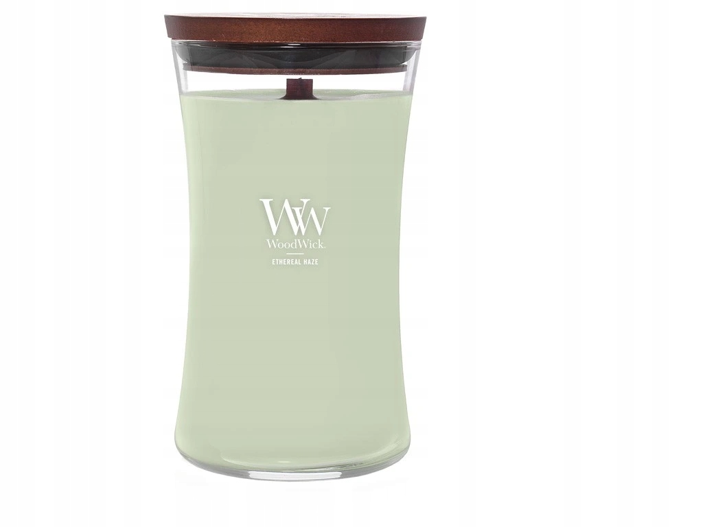 WoodWick vonná svíčka s dřevěným knotem Velká Ethereal Haze 610g